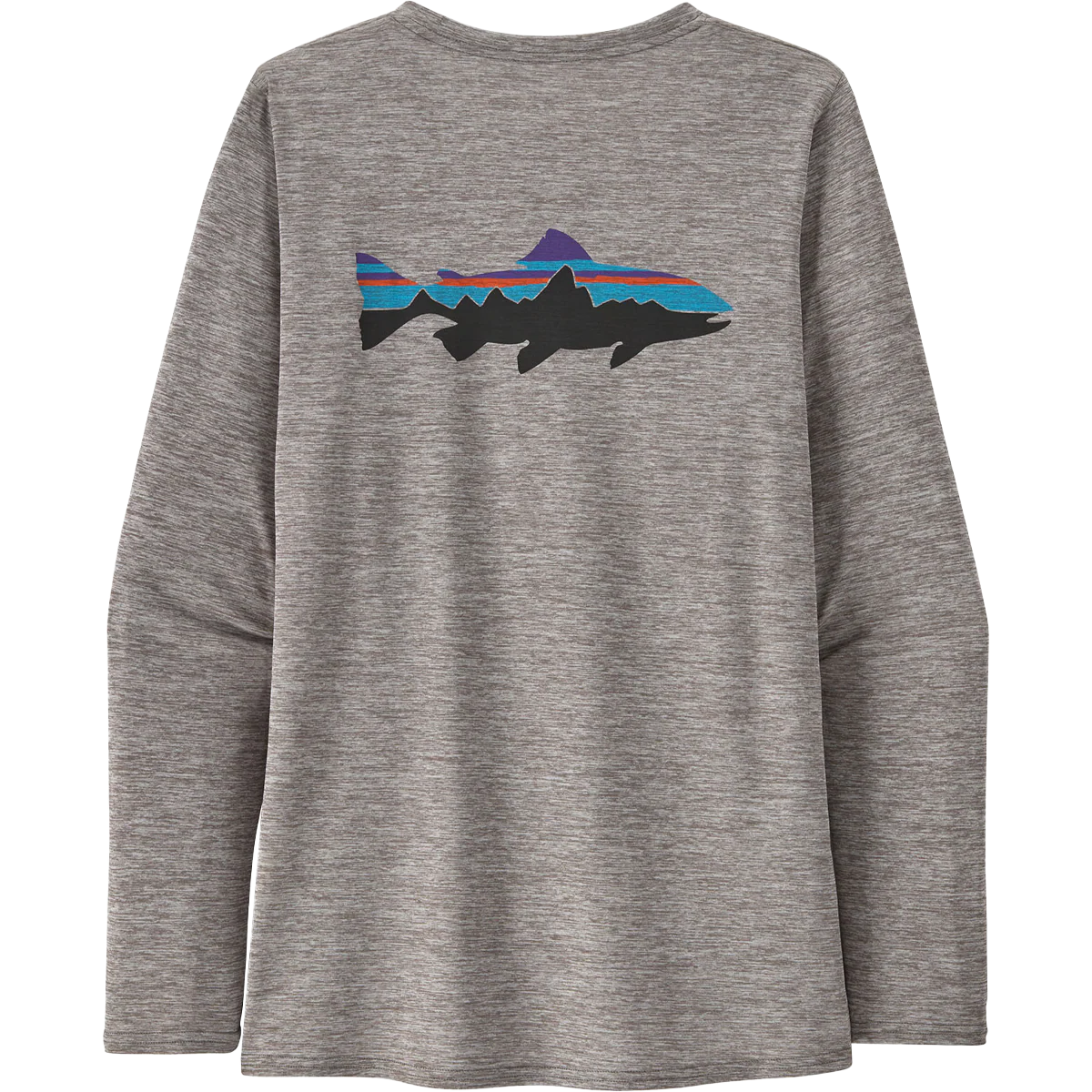 Women's Long Sleeved Capilene Cool Daily Graphic Shirt - Waters - Onhollan