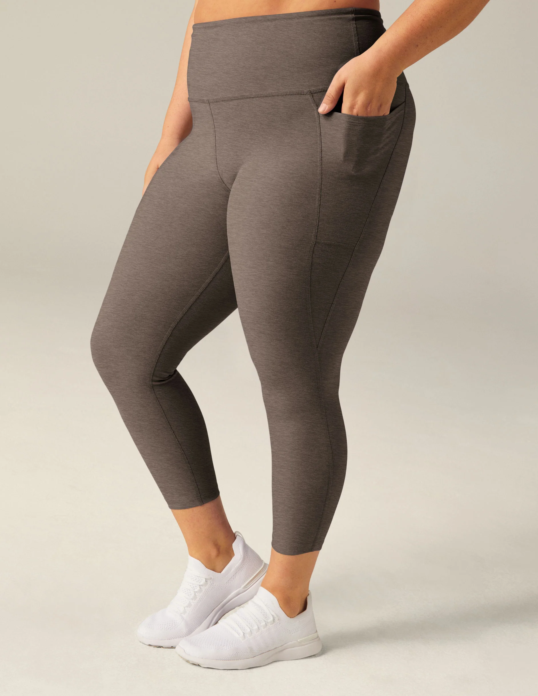 Spacedye Out Of Pocket High Waisted Midi Legging - Onhollan