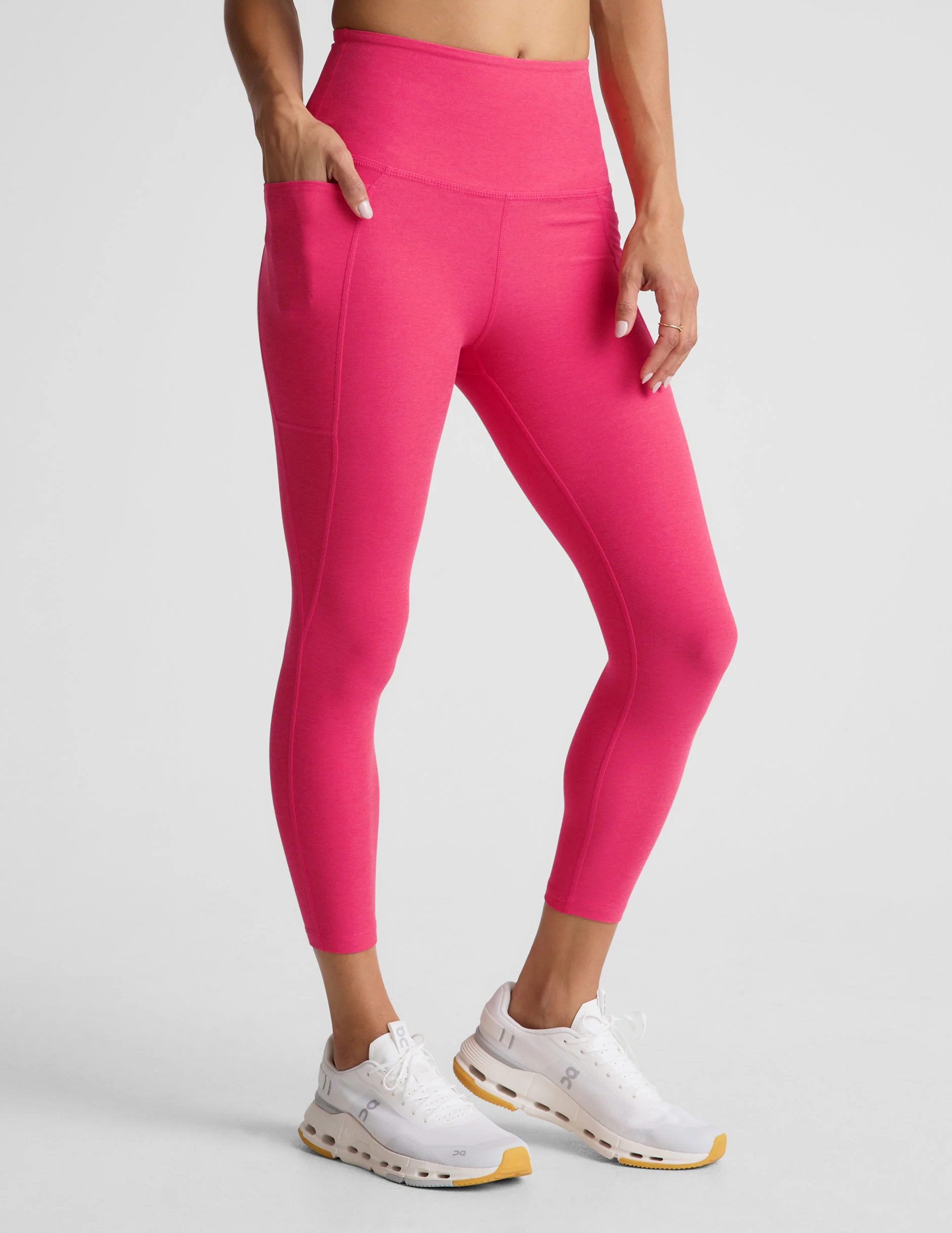 Spacedye Out Of Pocket High Waisted Capri Legging - Onhollan