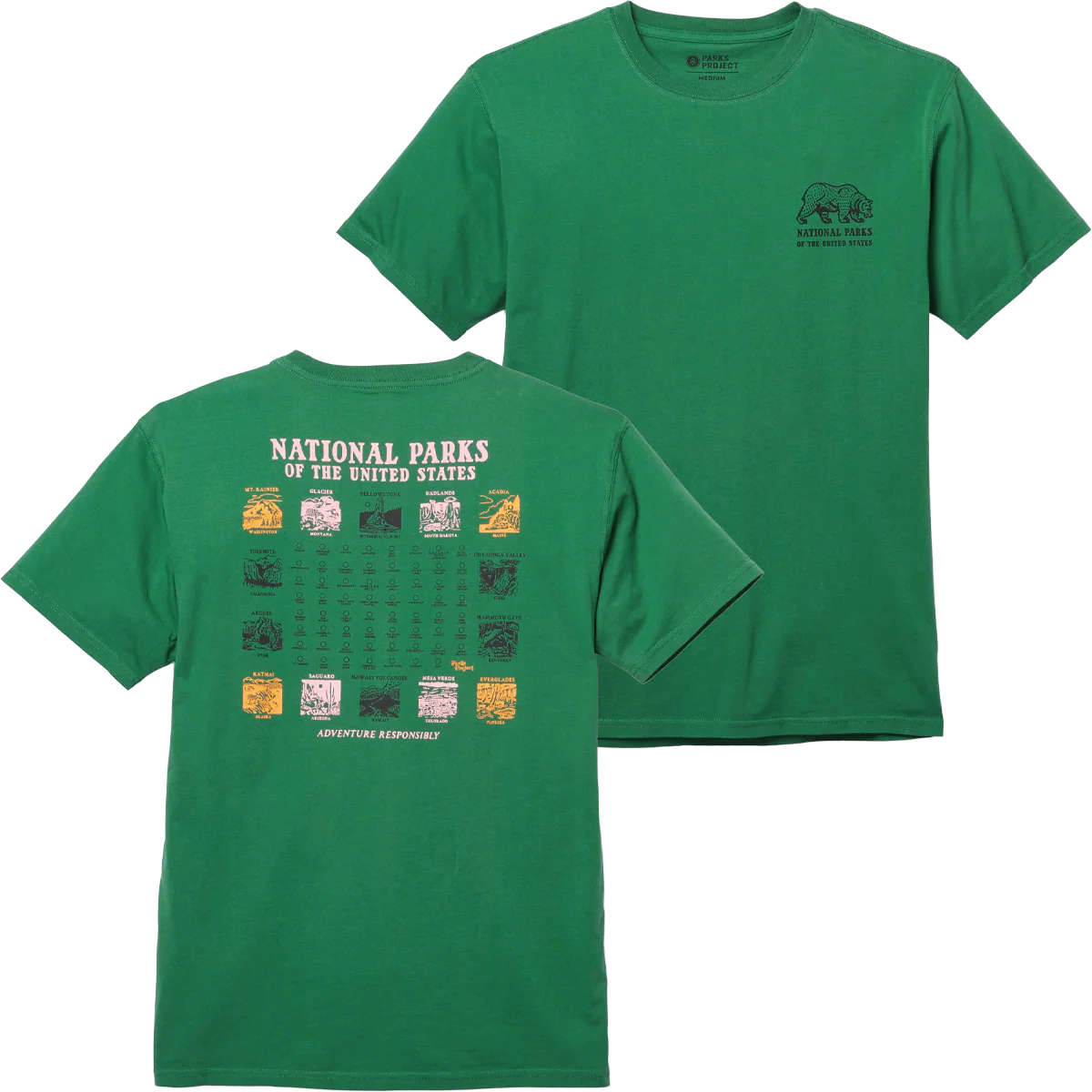 National Parks Pictograms Tee - Onhollan