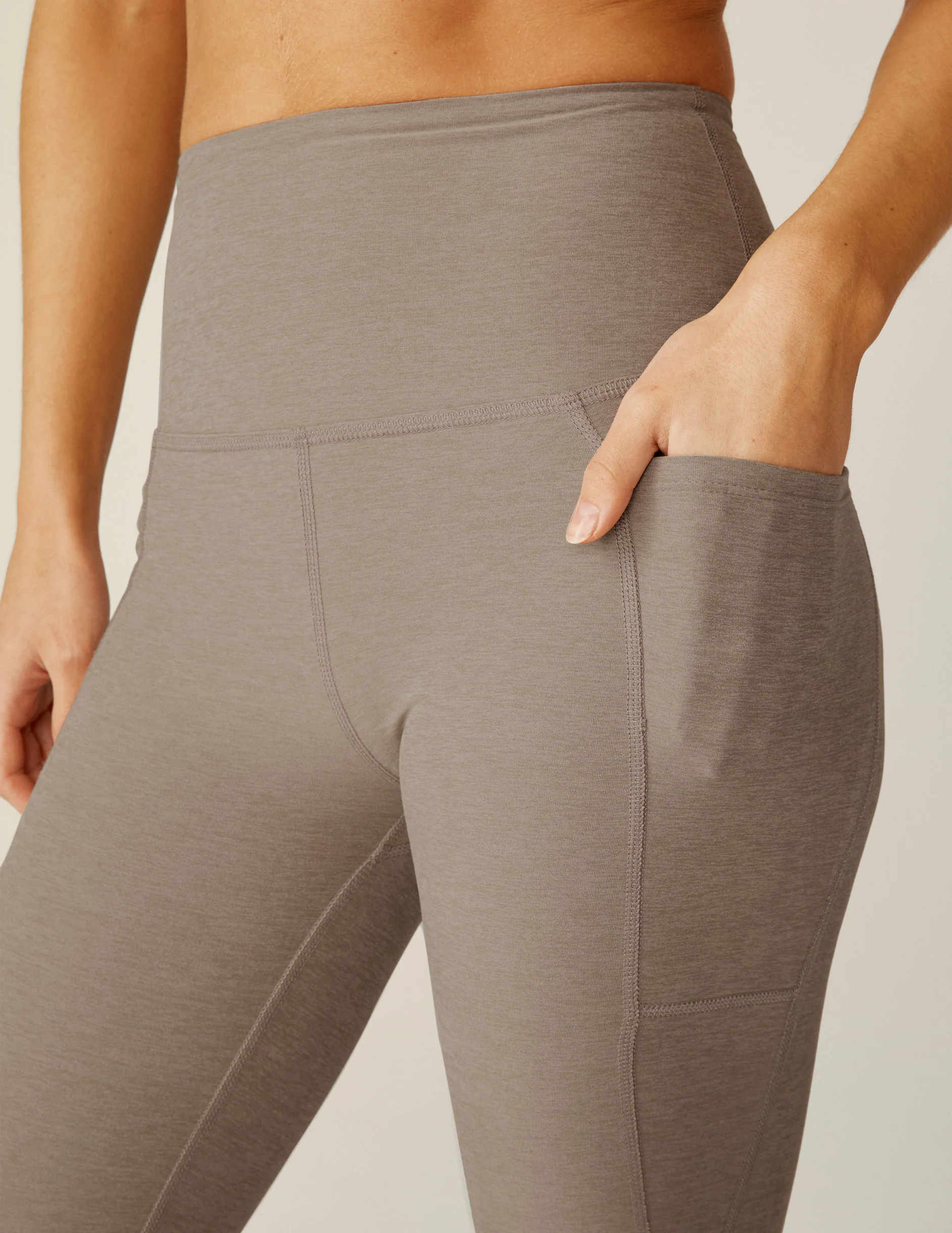 Spacedye Out Of Pocket High Waisted Midi Legging - Onhollan