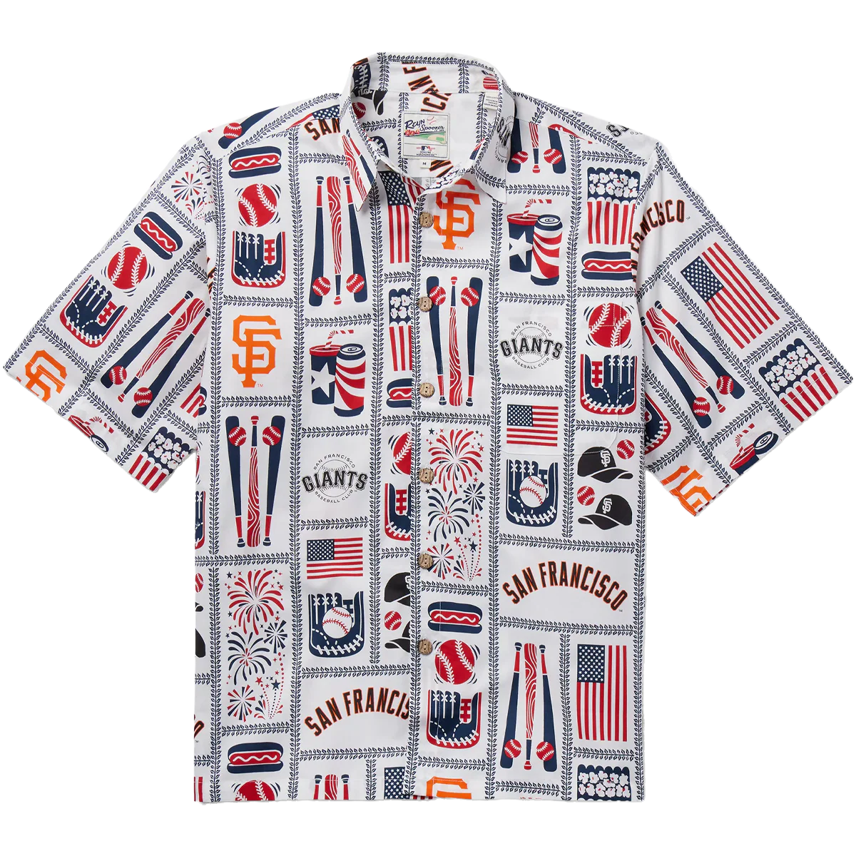 Men's Giants Americana Button Down - Onhollan