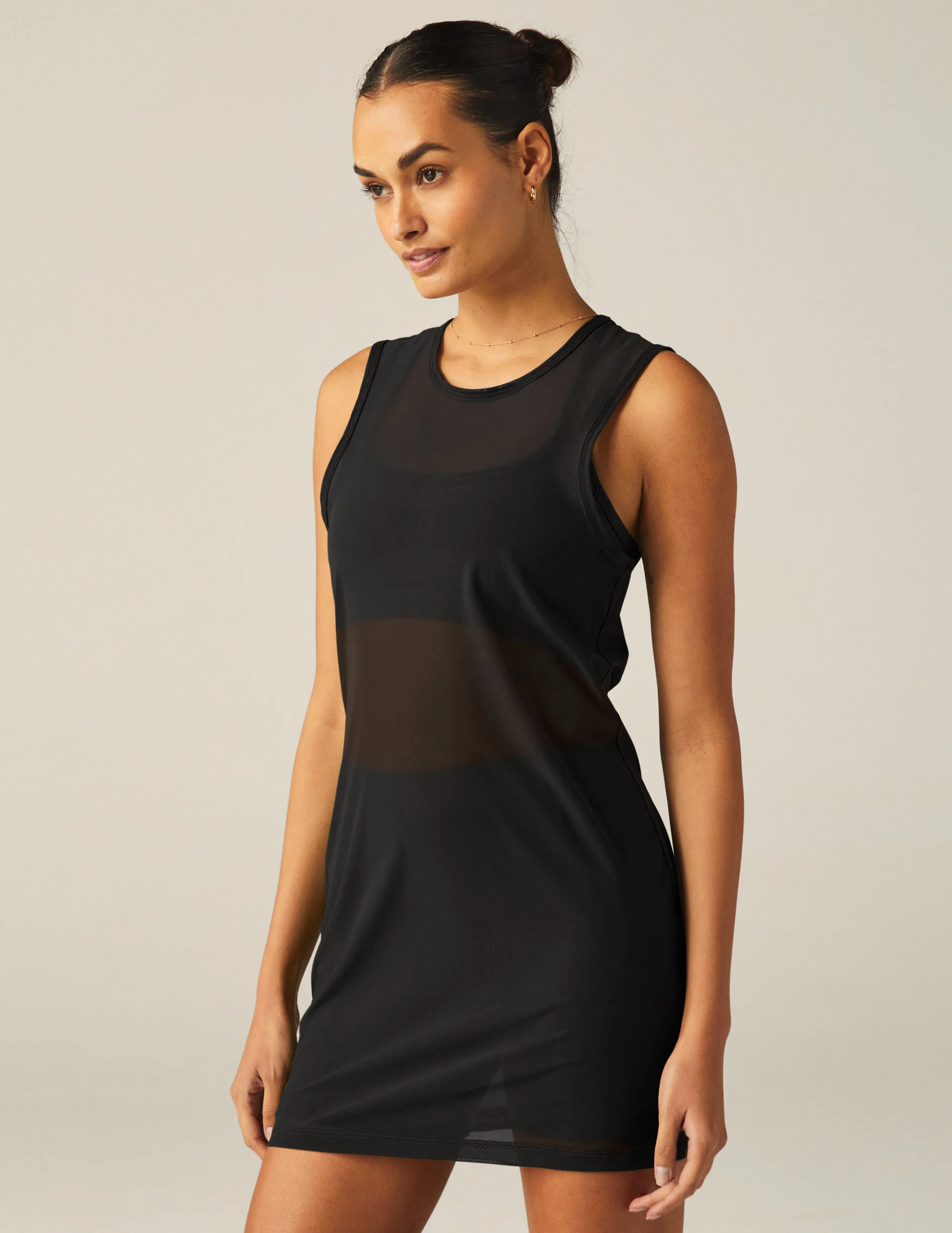 Show Off Mesh Mini Dress - Onhollan