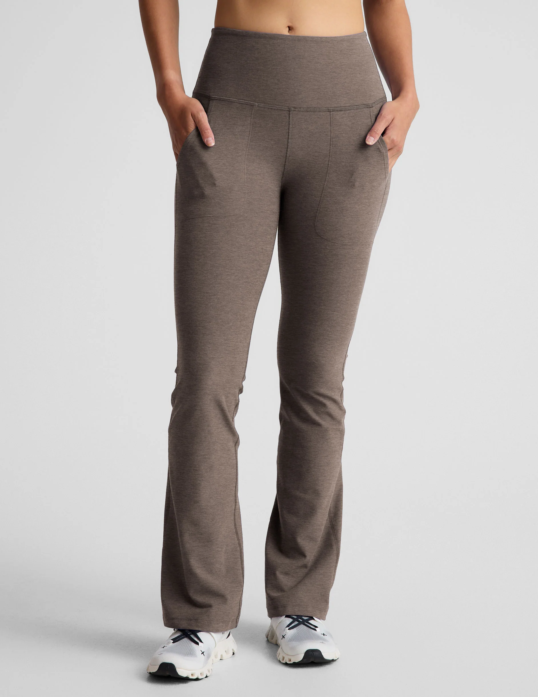 Spacedye High Waisted Practice Pocket Bootcut Pant - Onhollan