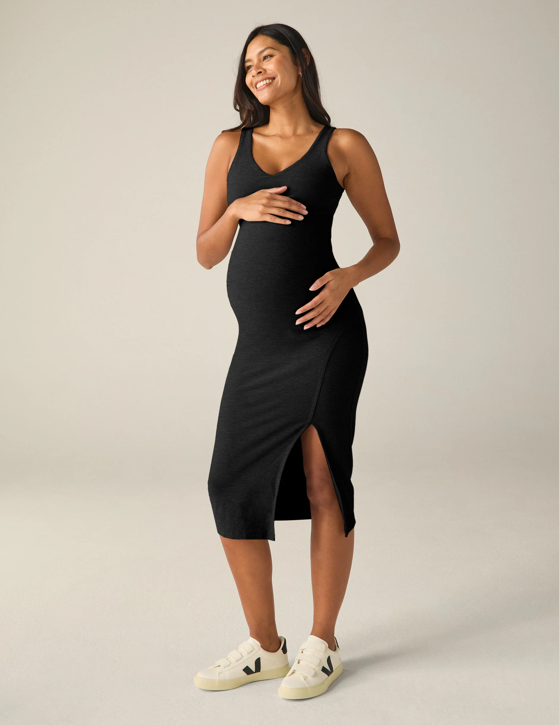 Spacedye Inspire Maternity Midi Dress - Onhollan