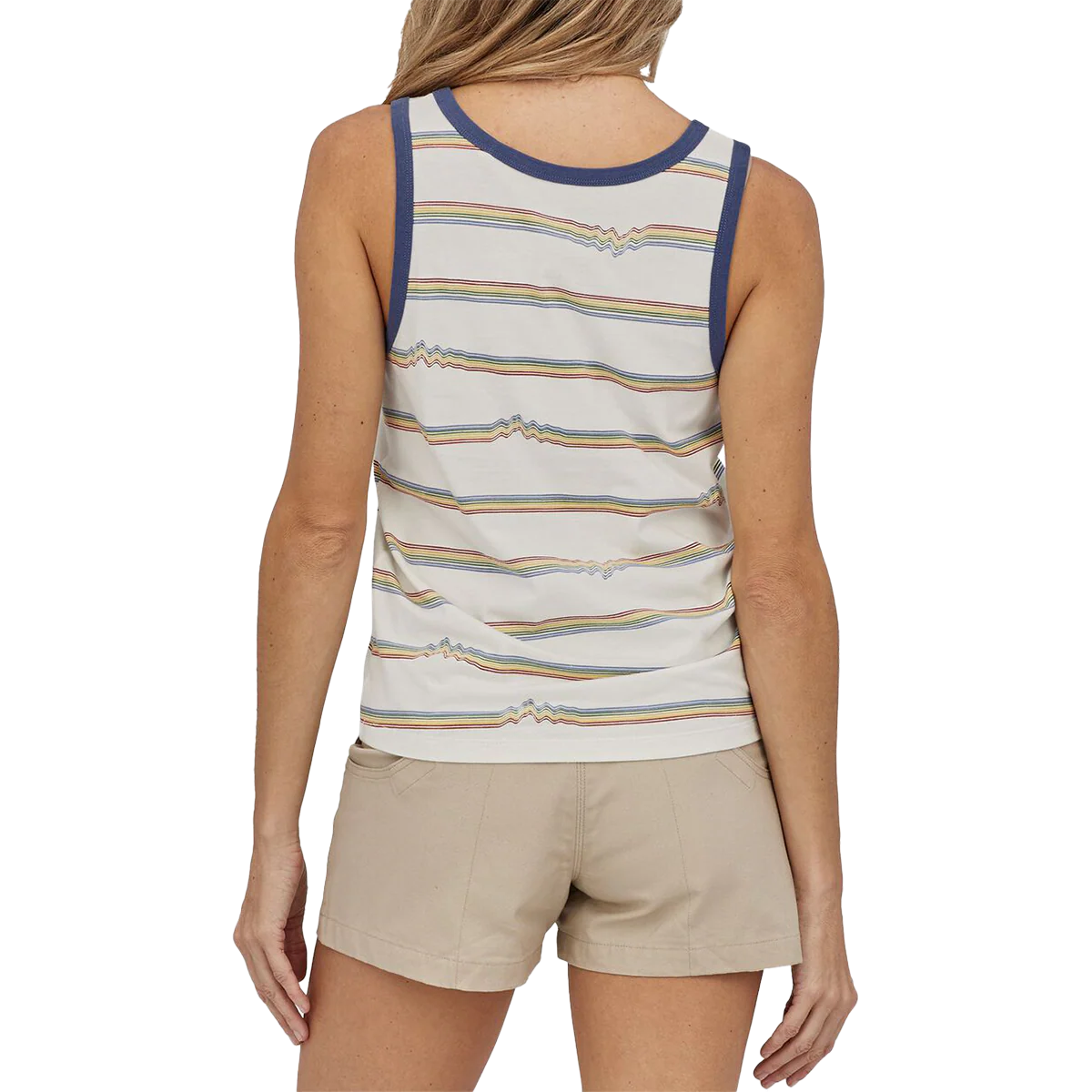 Women's Ridge Rise Stripe Repeat Organic Tank Top - Onhollan