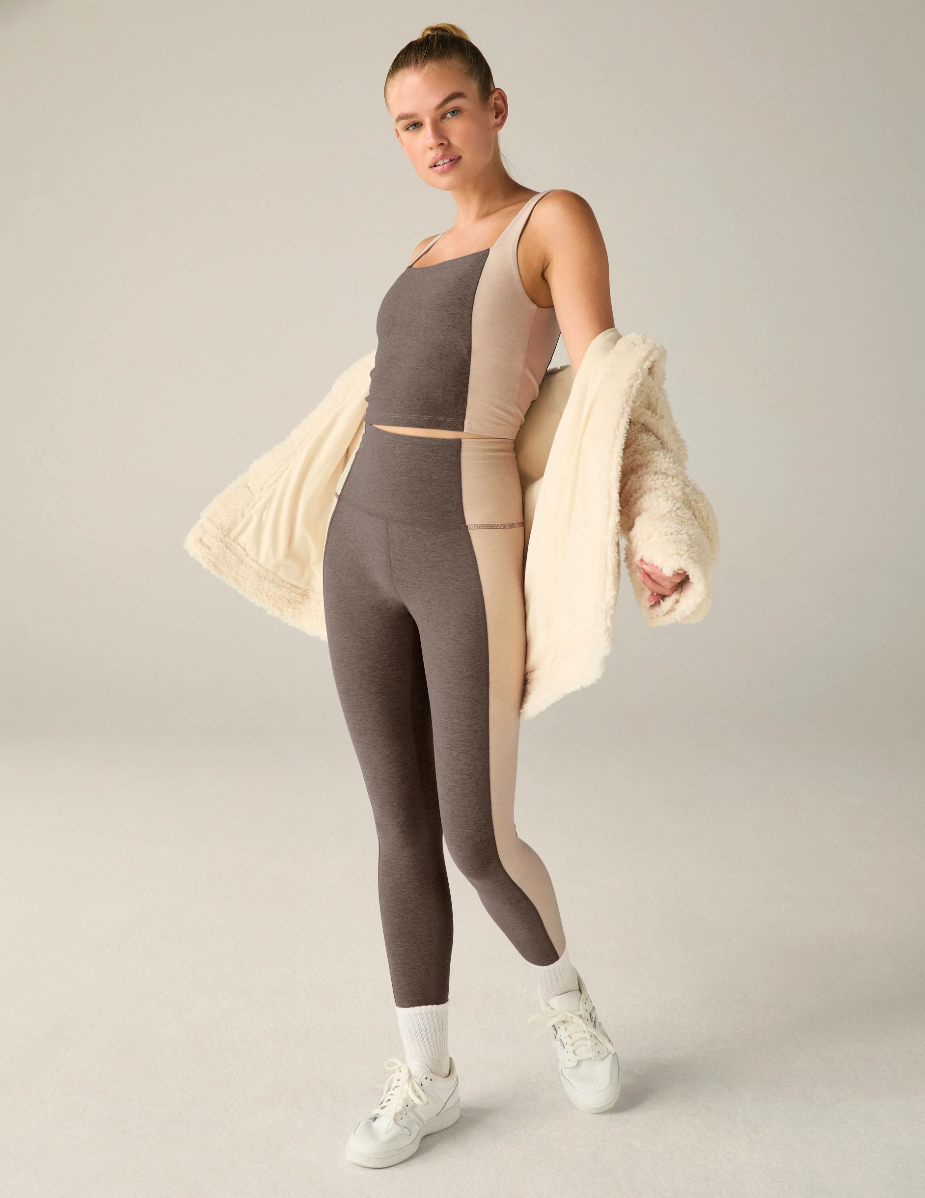 Spacedye Vitality Colorblock Cropped Tank - Onhollan