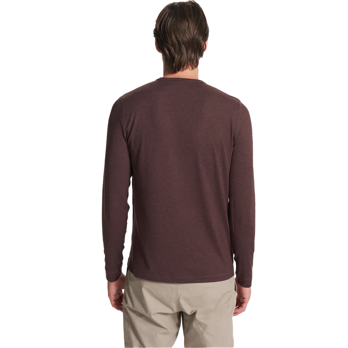 Men's Long-Sleeve Ease Performance Henley - Onhollan