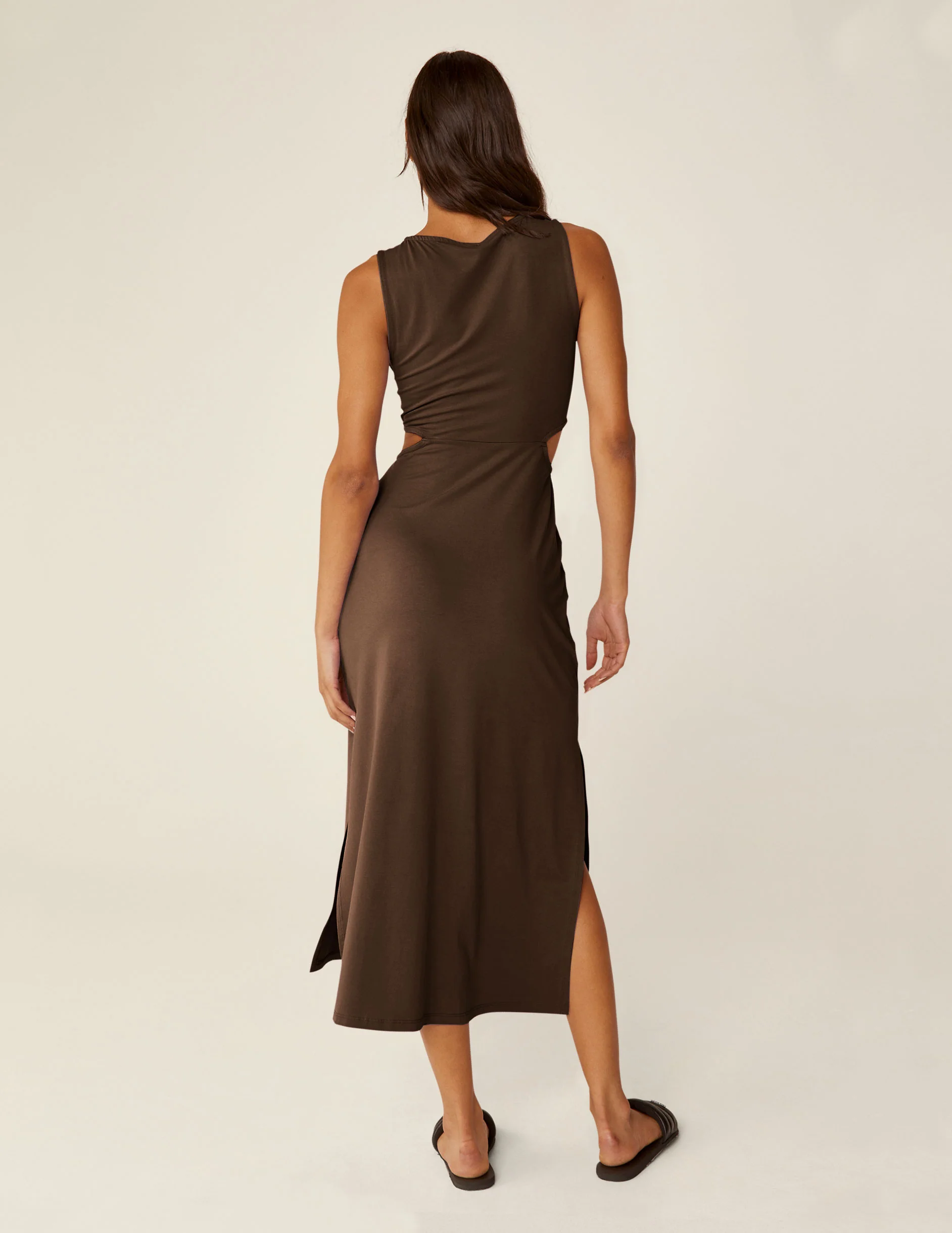 Around The World Front Twist Dress - Onhollan