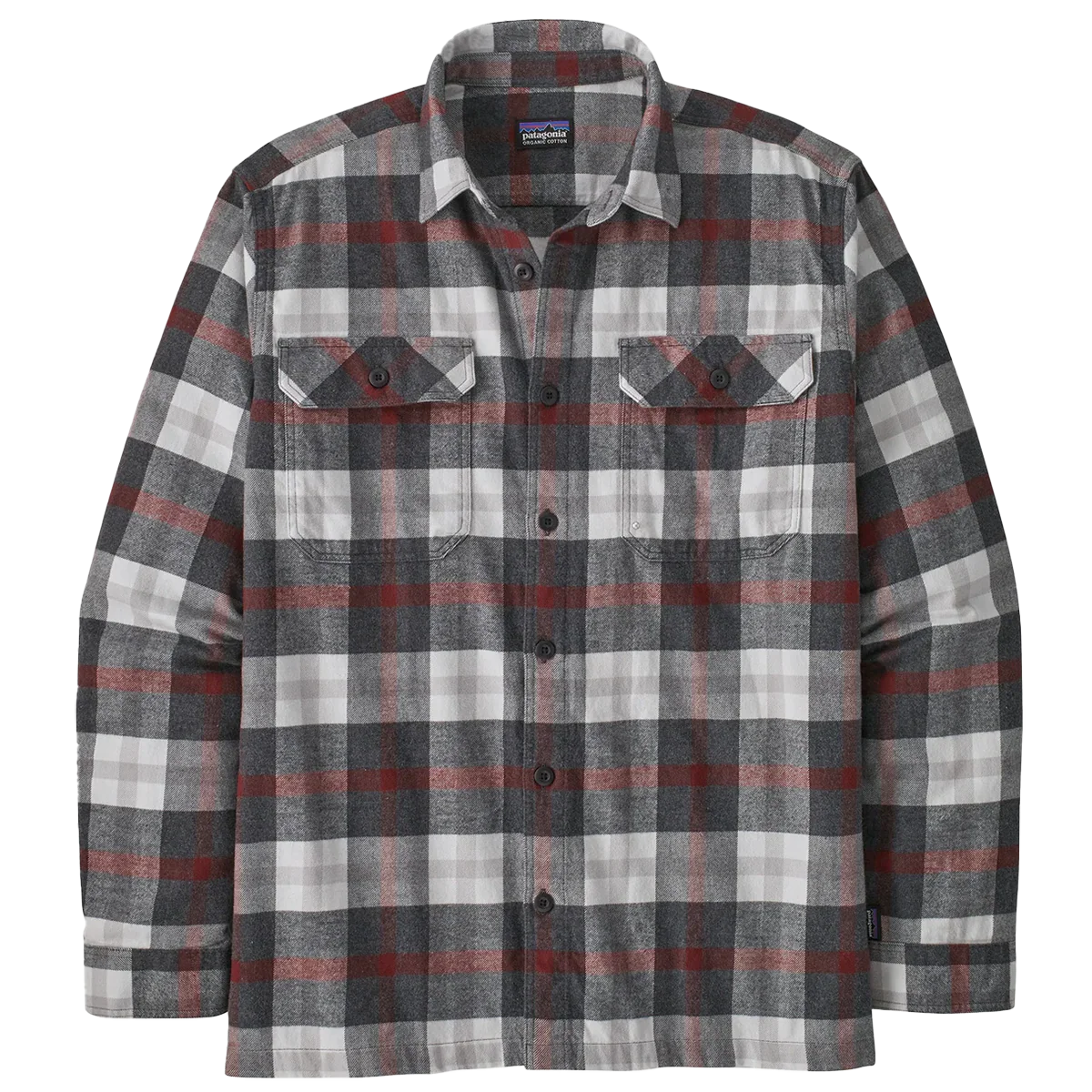Men's Long Sleeve Organic Cotton Fjord Flannel Shirt - Onhollan