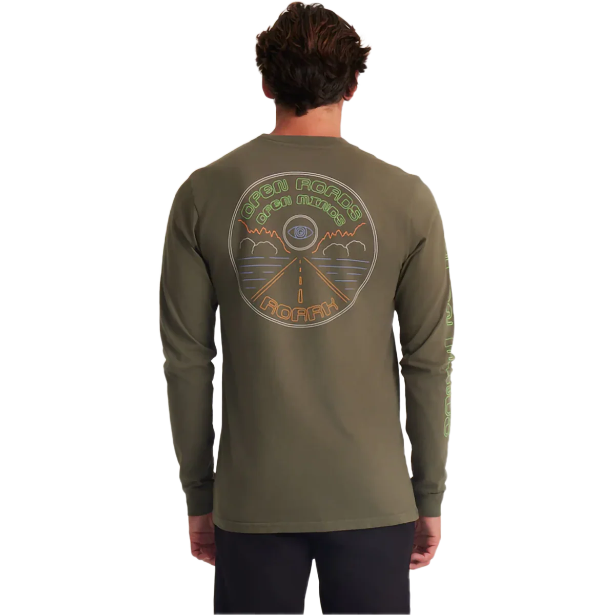 Men's Open Roads Long Sleeve Premium Tee - Onhollan