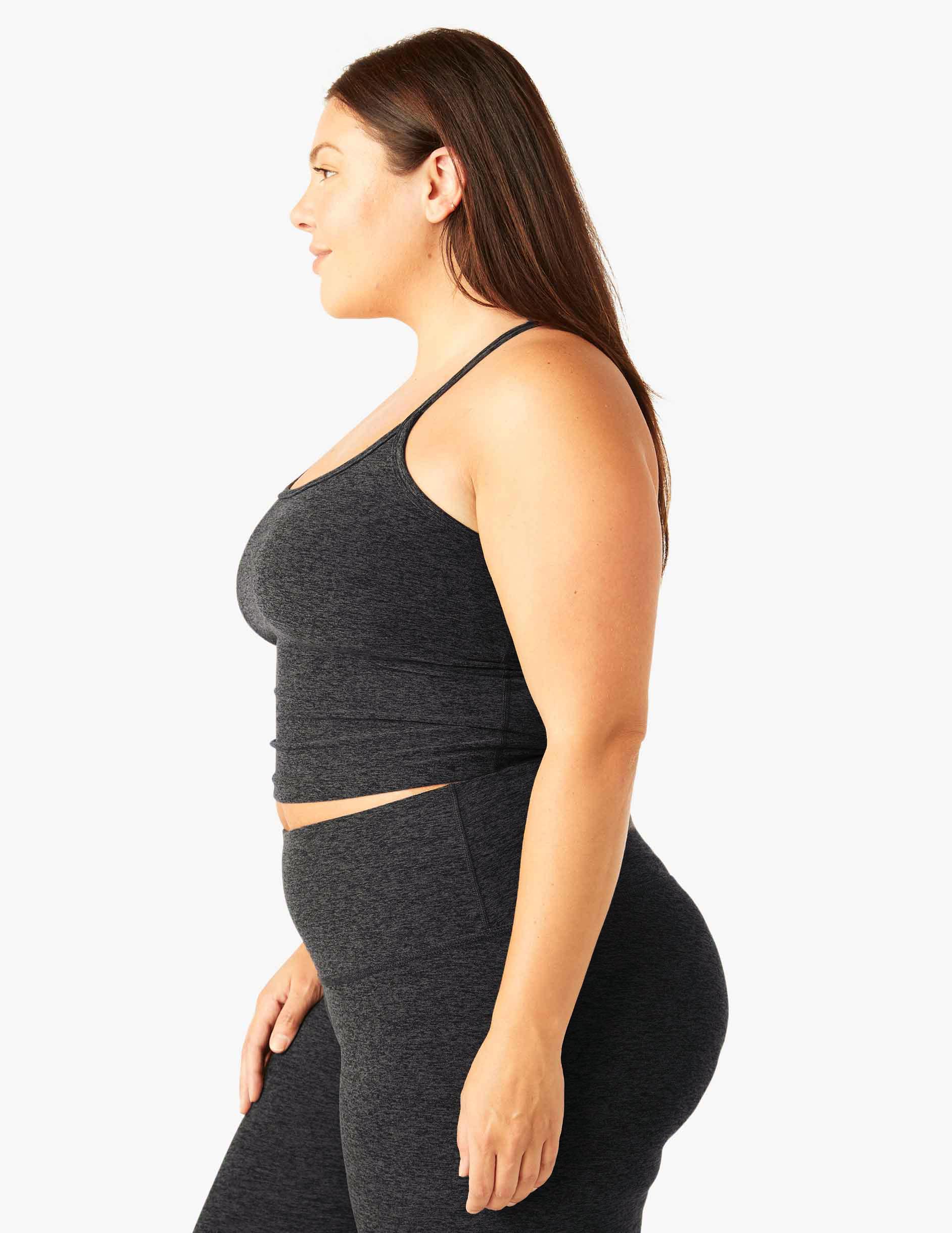 Spacedye Slim Racerback Cropped Tank - Onhollan