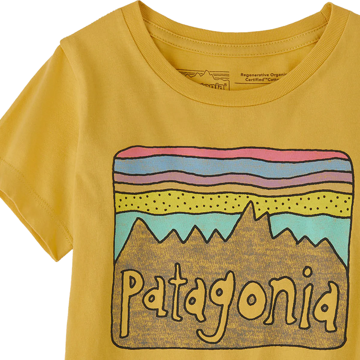 Youth Baby Regenerative Organic Cotton Fitz Roy Skies T-Shirt - Onhollan