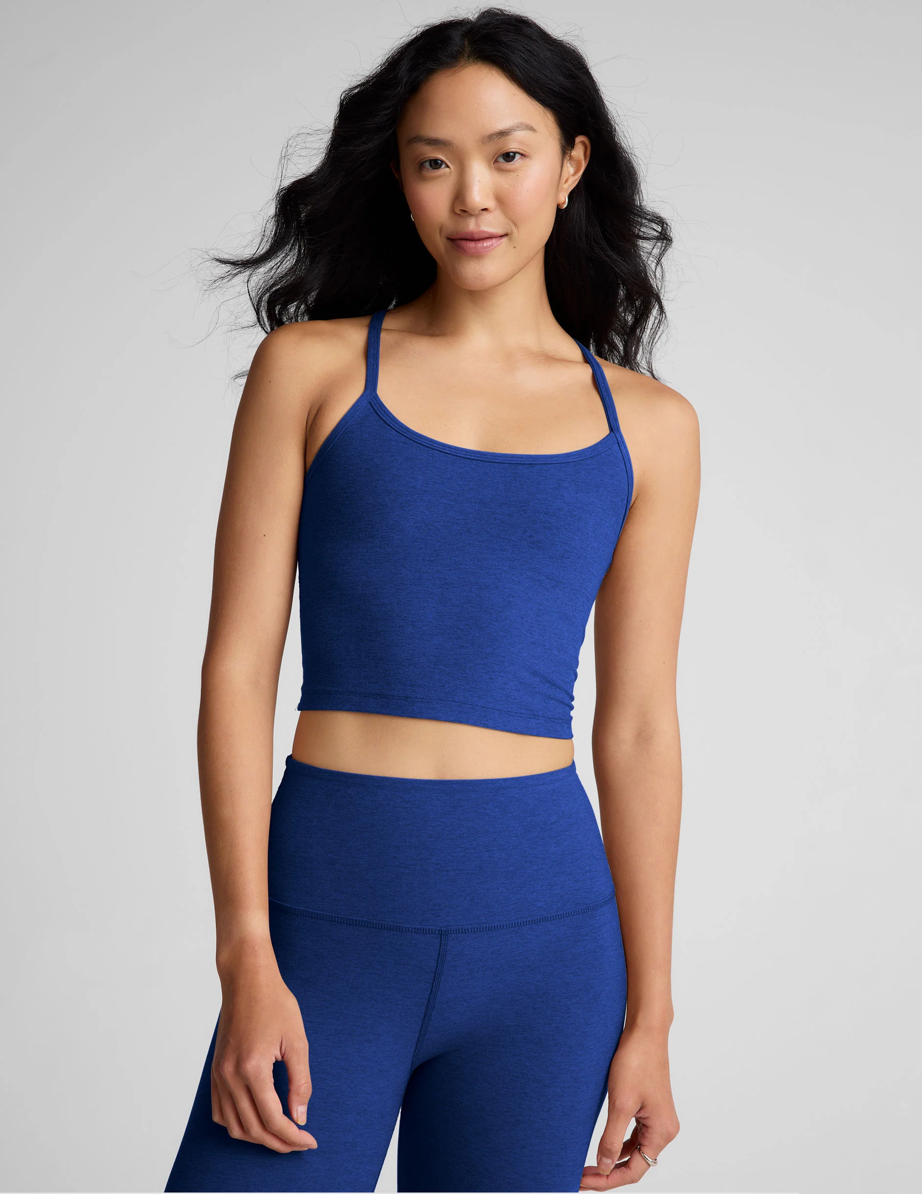 Spacedye Slim Racerback Cropped Tank - Onhollan