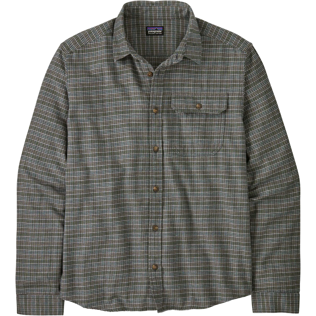 Men's Long-Sleeved Lightweight Fjord Flannel Shirt - Onhollan