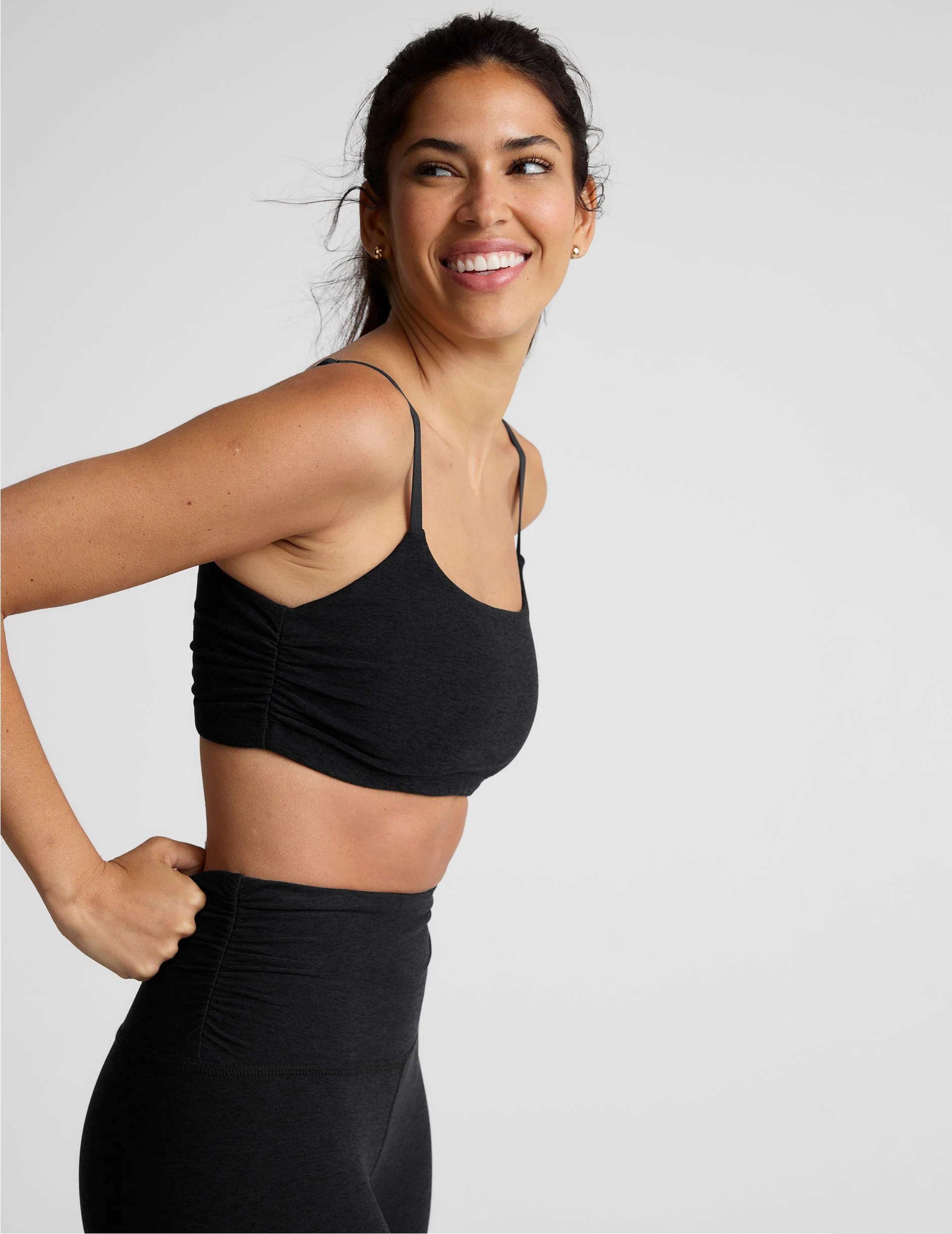 Spacedye Raise The Barre Shirred Bra - Onhollan