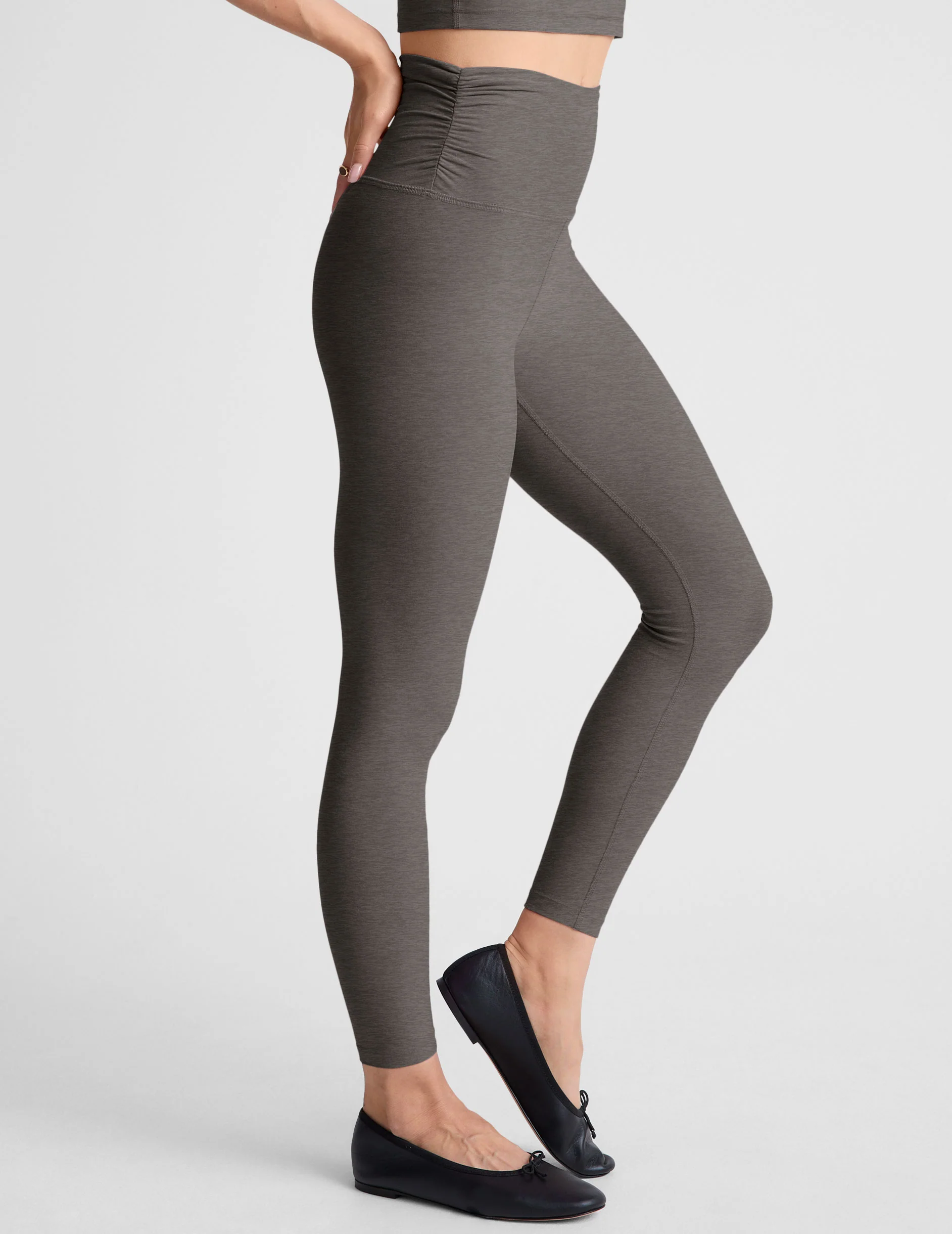 Spacedye Raise The Barre Shirred Legging - Onhollan