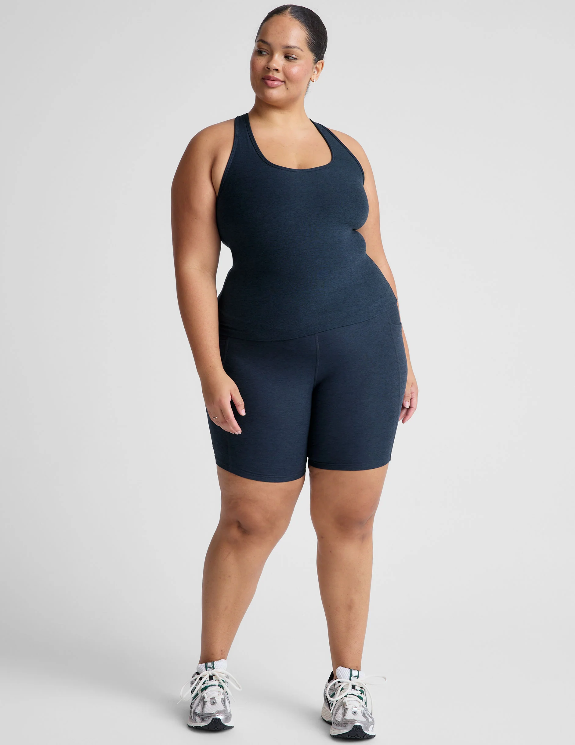 Spacedye Step Up Racerback Tank (1X-4X) - Onhollan