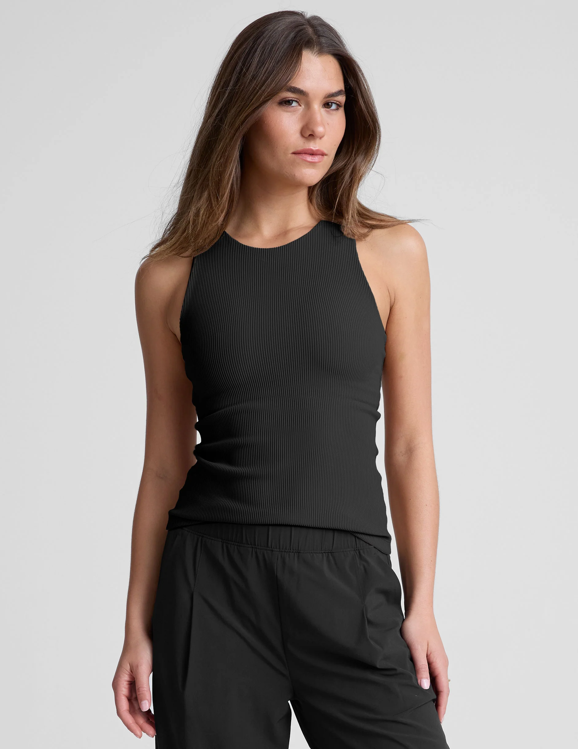 Refocus Ribbed Classic Tank - Onhollan