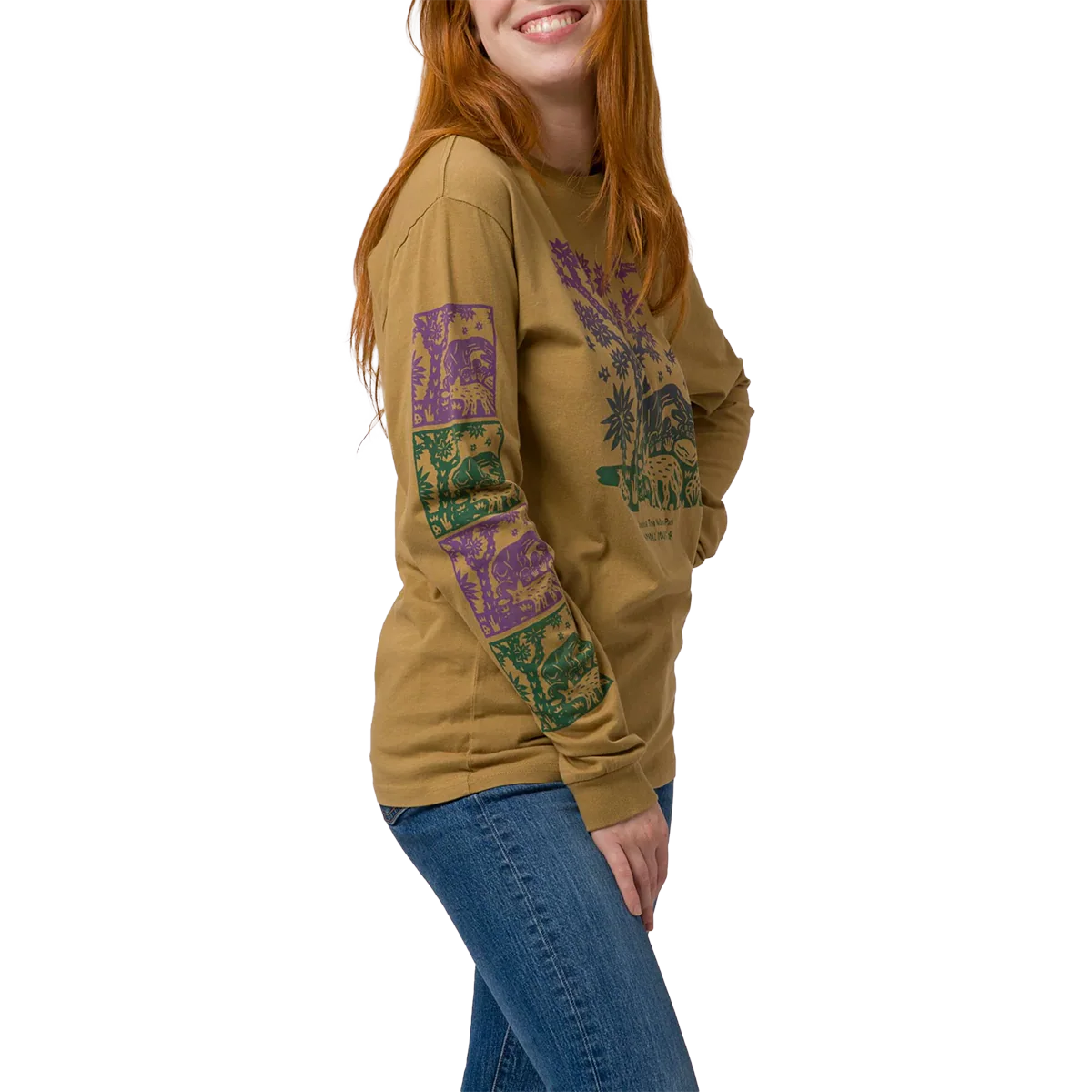 Joshua Tree Woodcut Long Sleeve Tee - Onhollan