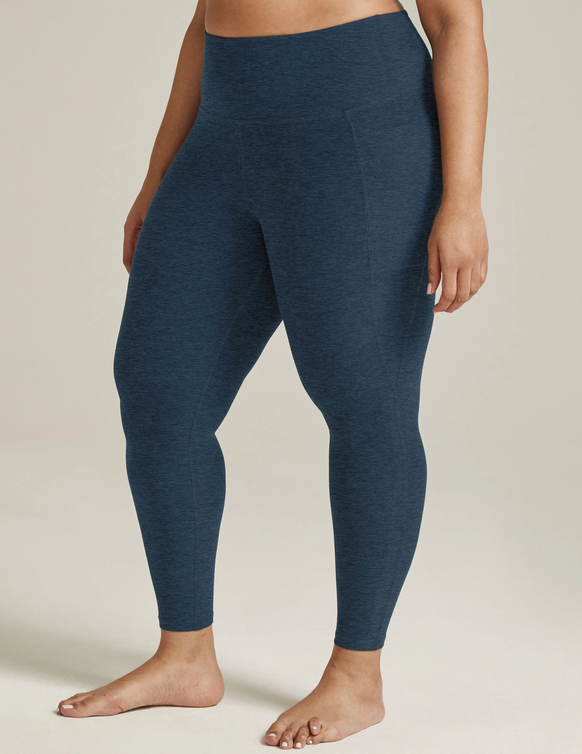 Spacedye Out Of Pocket High Waisted Midi Legging - Onhollan