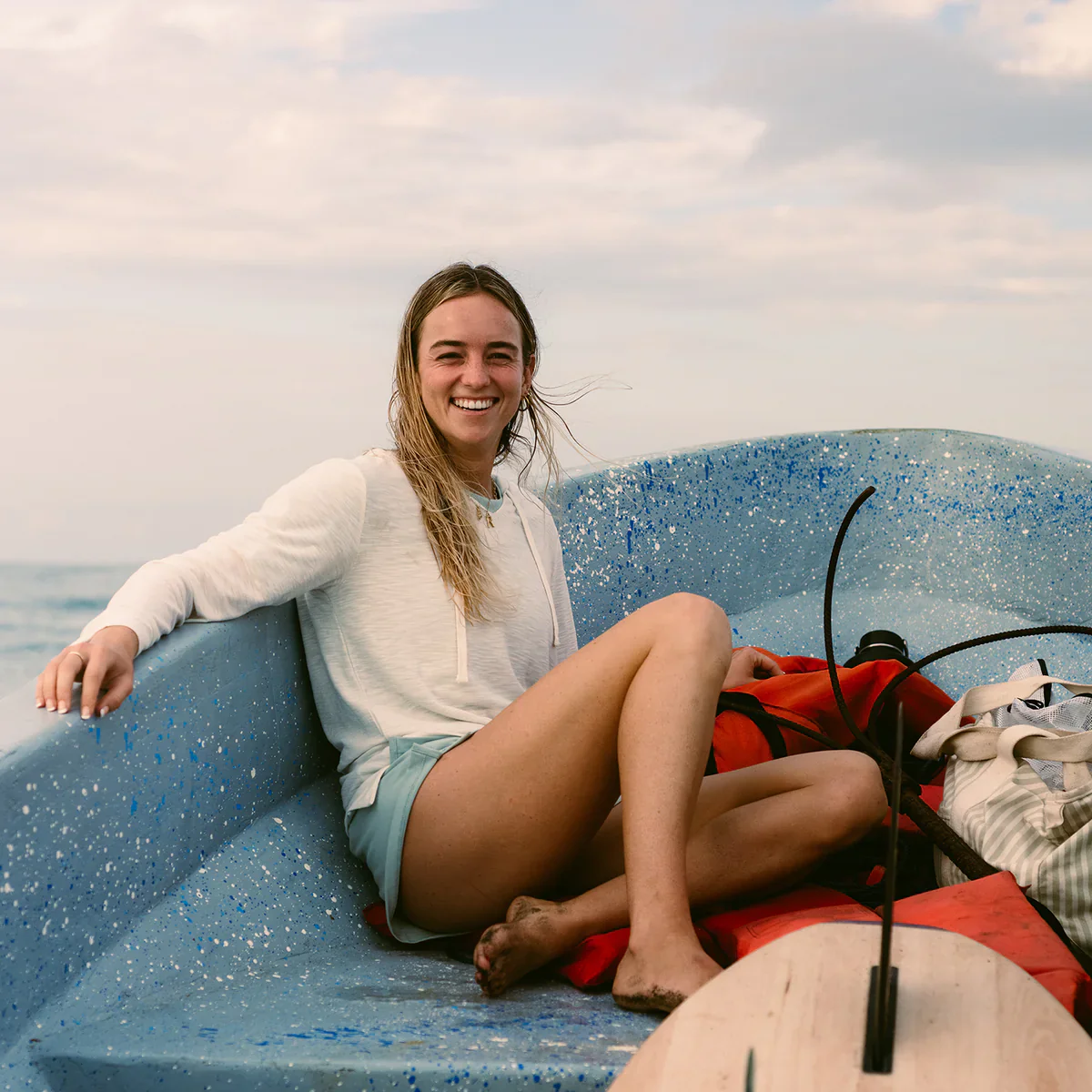 Women's Bamboo Slub Hoodie - Onhollan