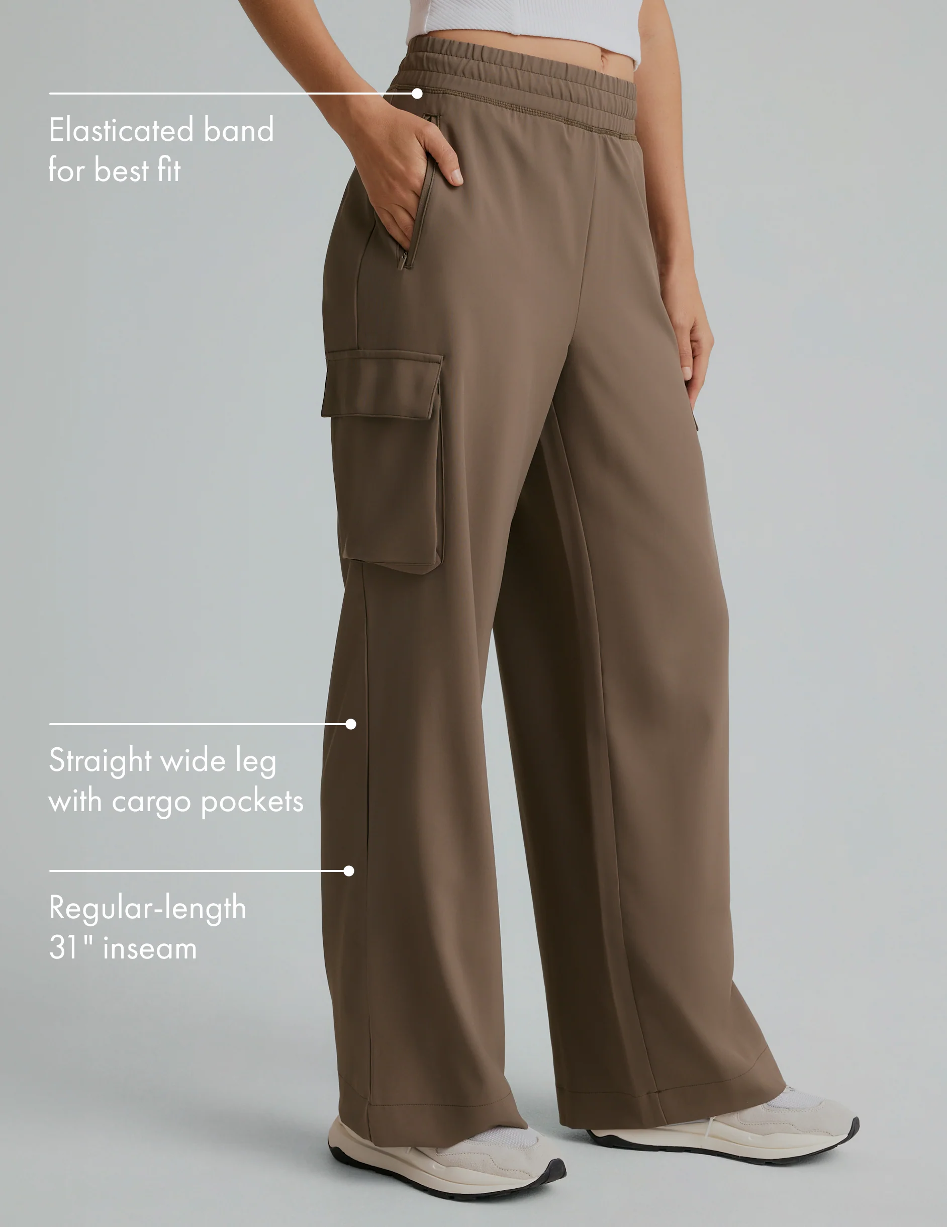 City Chic Wide Leg Cargo Pant - Onhollan