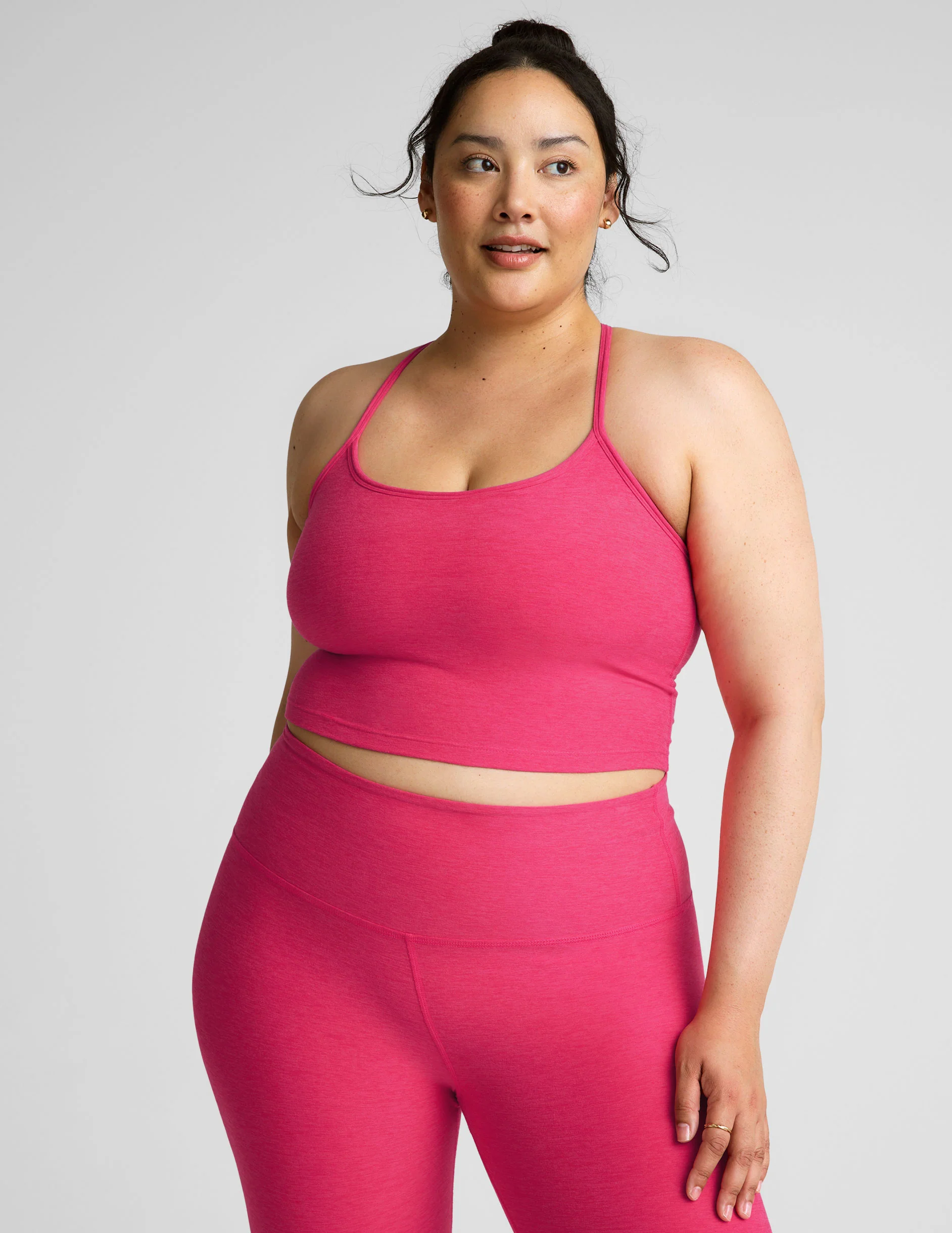 Spacedye Slim Racerback Cropped Tank - Onhollan