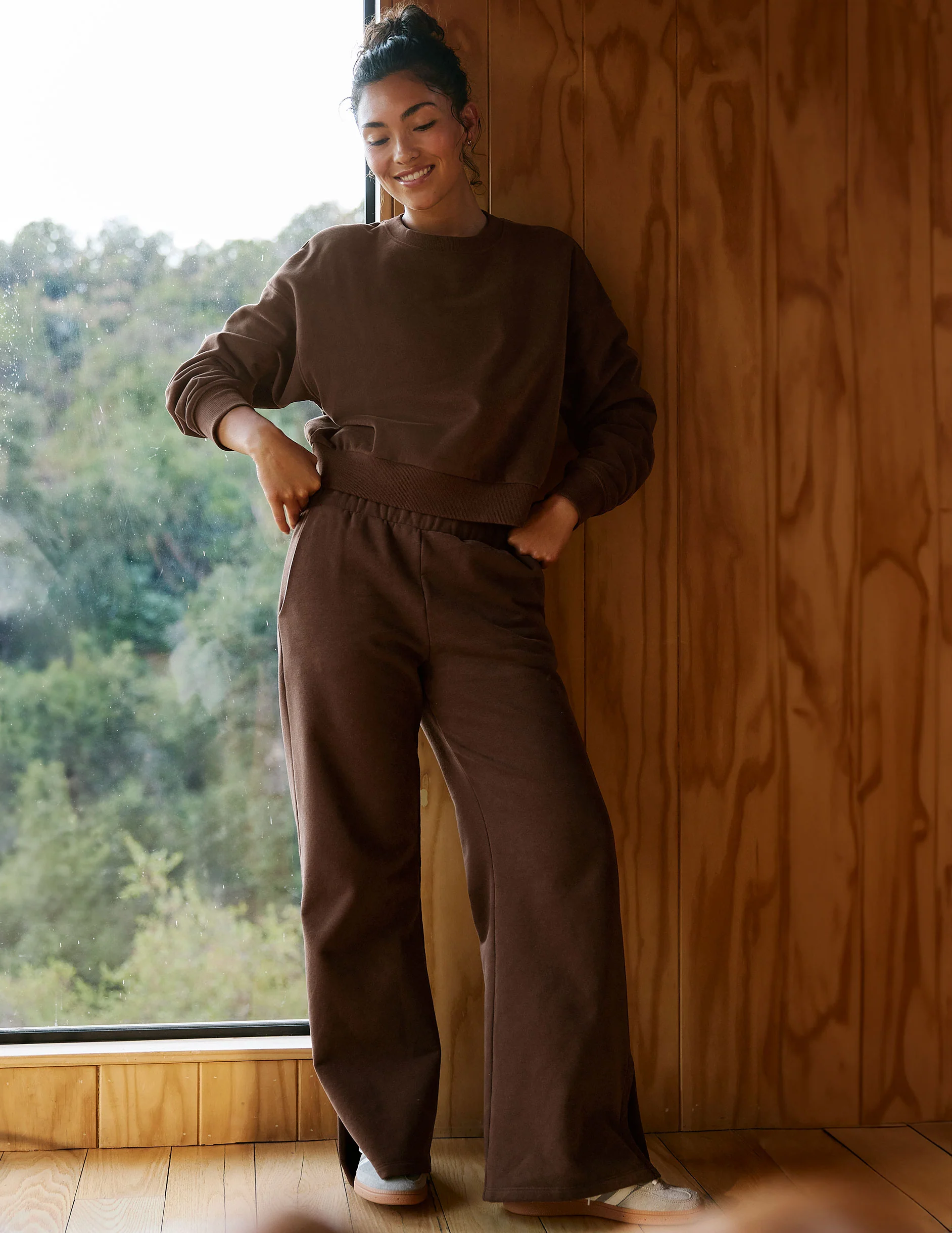 LuxeFleece Wide Leg Pant - Onhollan