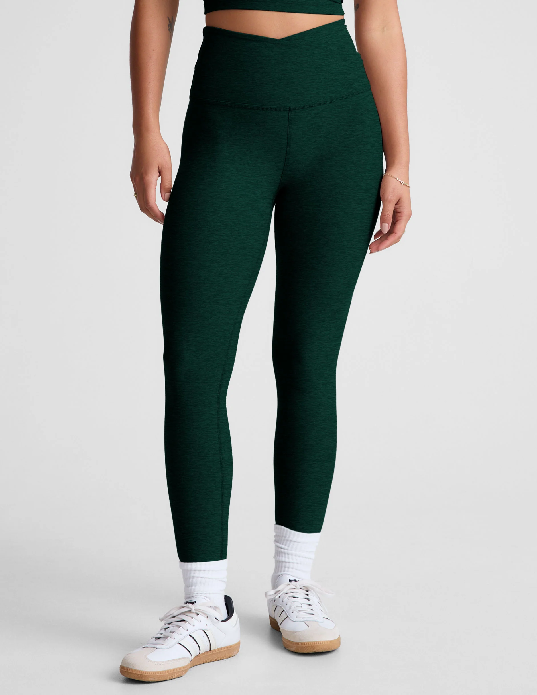 Spacedye At Your Leisure High Waisted Midi Legging - Onhollan