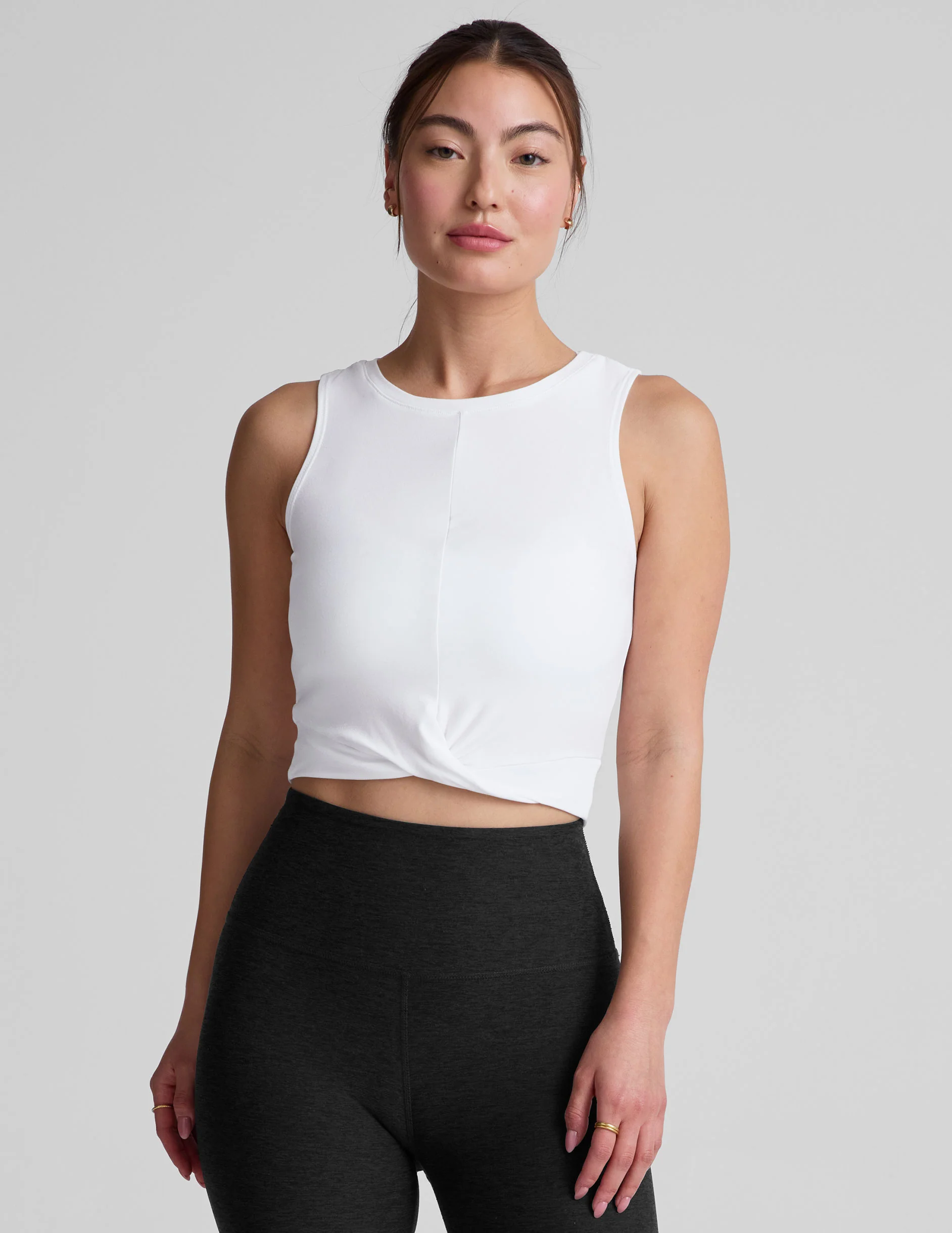 Featherweight Center Stage Cropped Tank - Onhollan