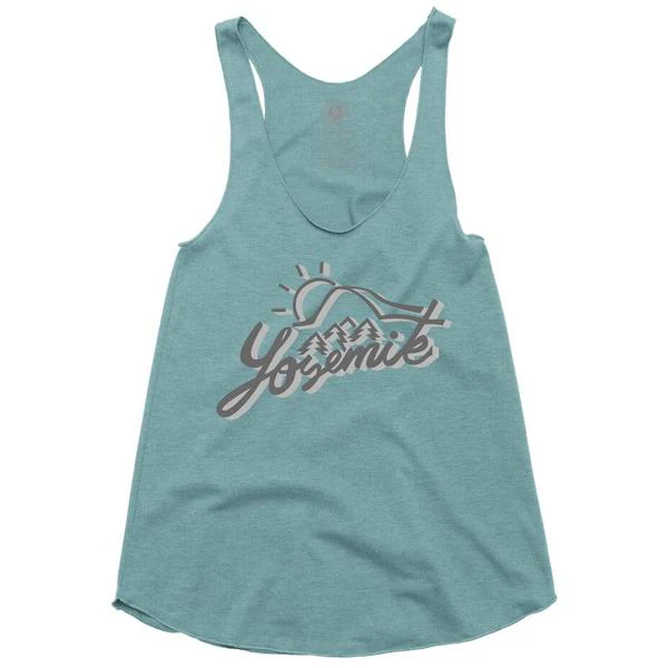 Women's Yosemite Scripty Racerback - Onhollan