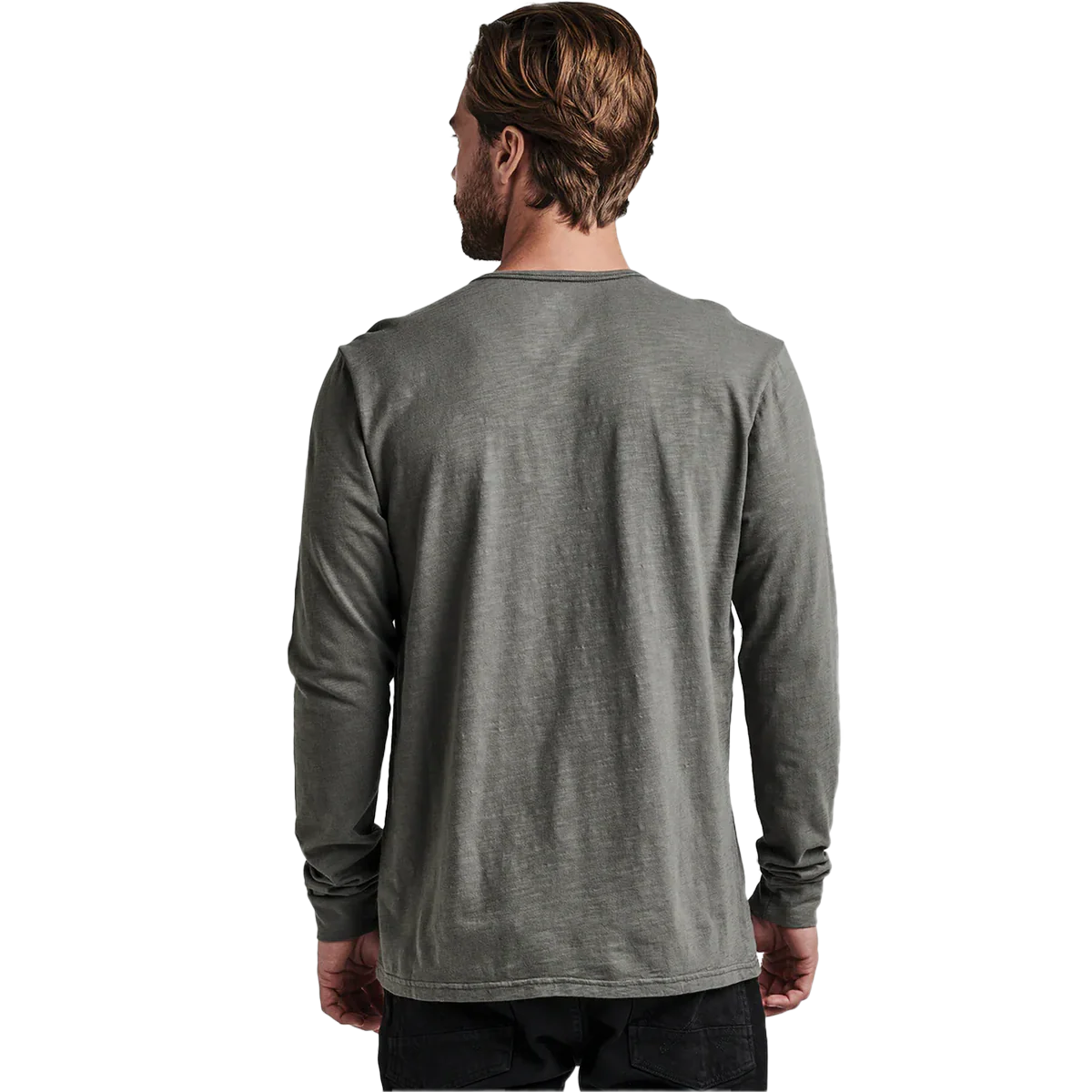 Men's Well Worn Midweight Organic Long Sleeve Tee - Onhollan