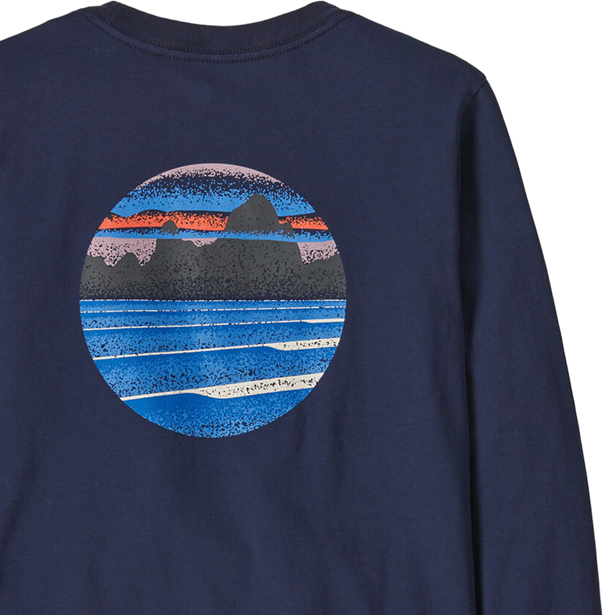 Youth Long Sleeve Skyline Stencil T-Shirt - Onhollan