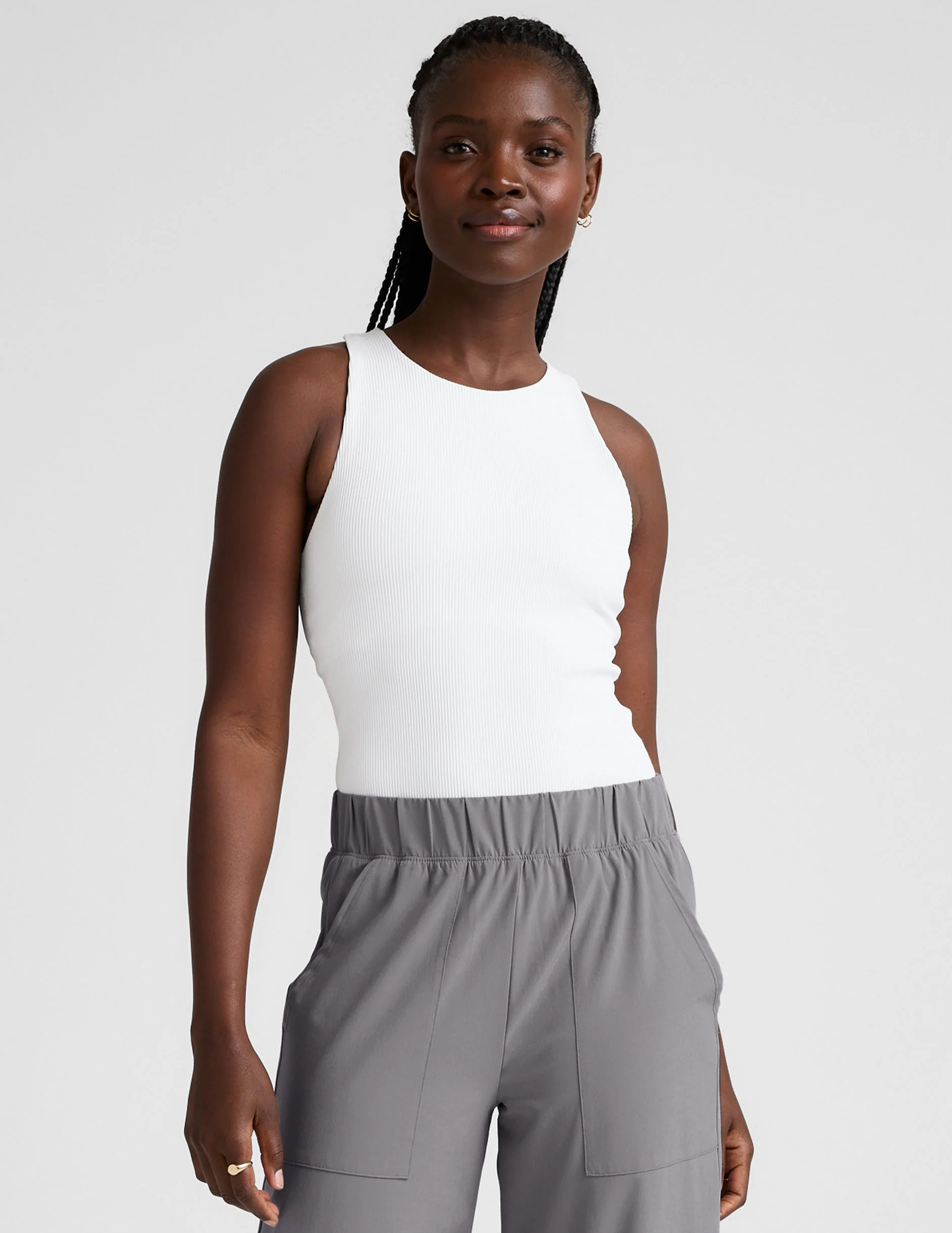 Refocus Ribbed Classic Tank - Onhollan