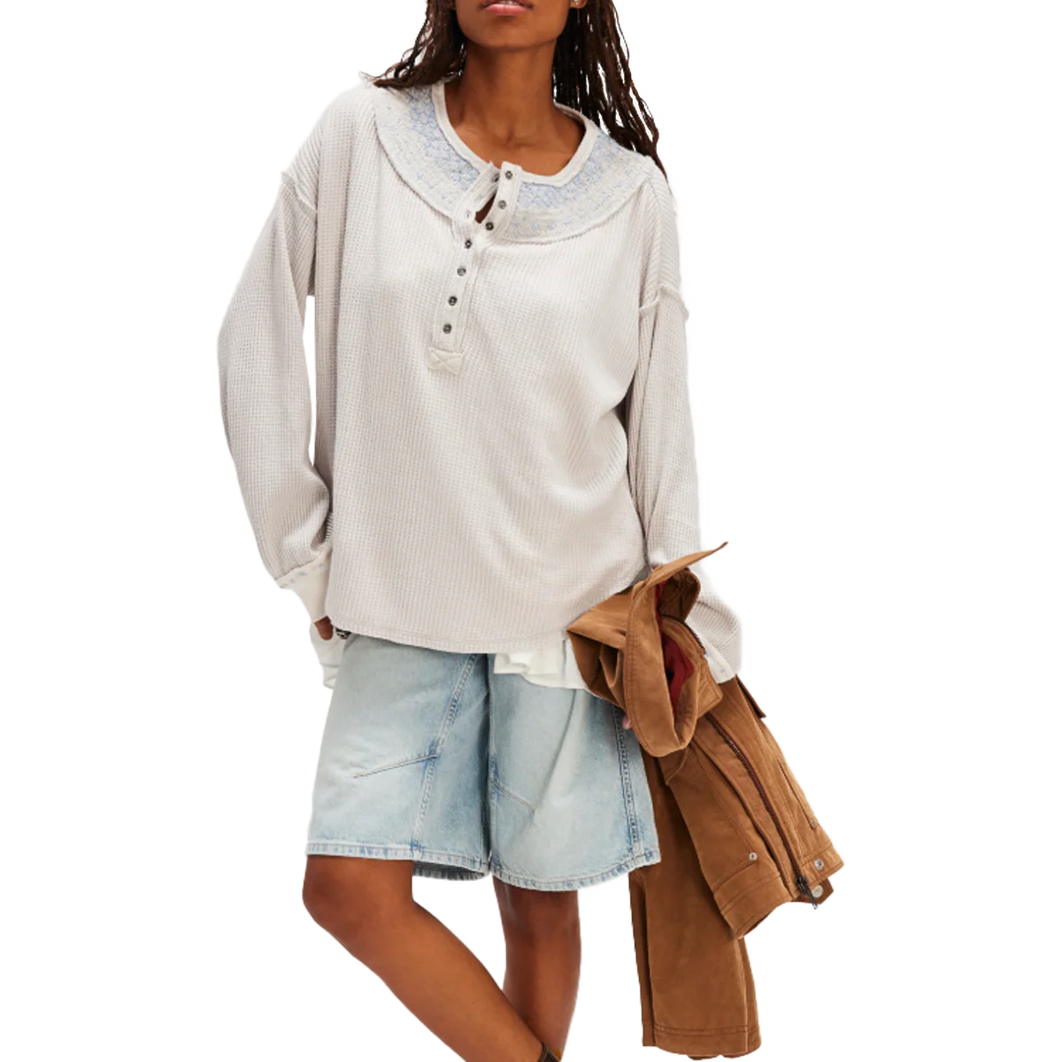 Women's Holly Henley - Onhollan