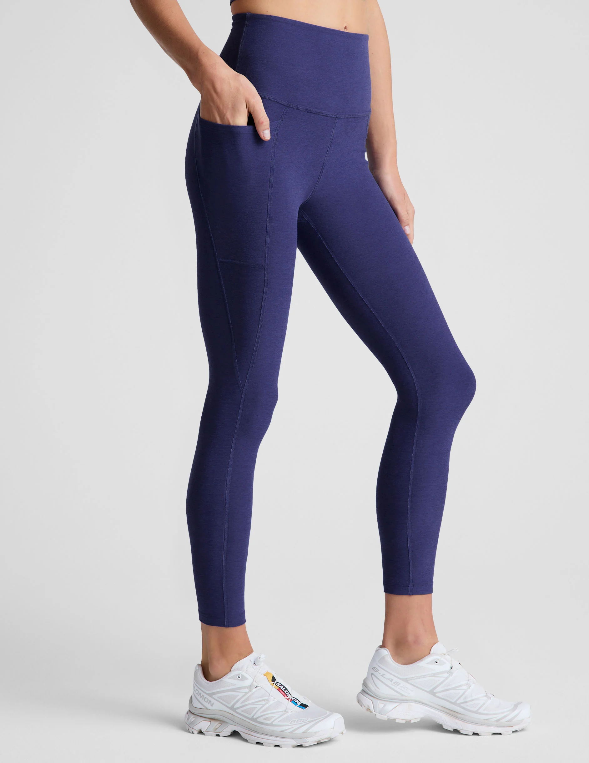 Spacedye Out Of Pocket High Waisted Midi Legging - Onhollan