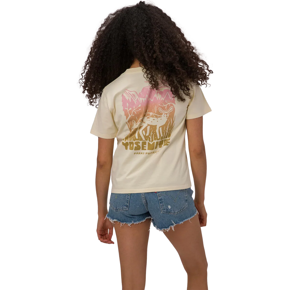 Women's Yosemite Fawns Boxy Tee - Onhollan
