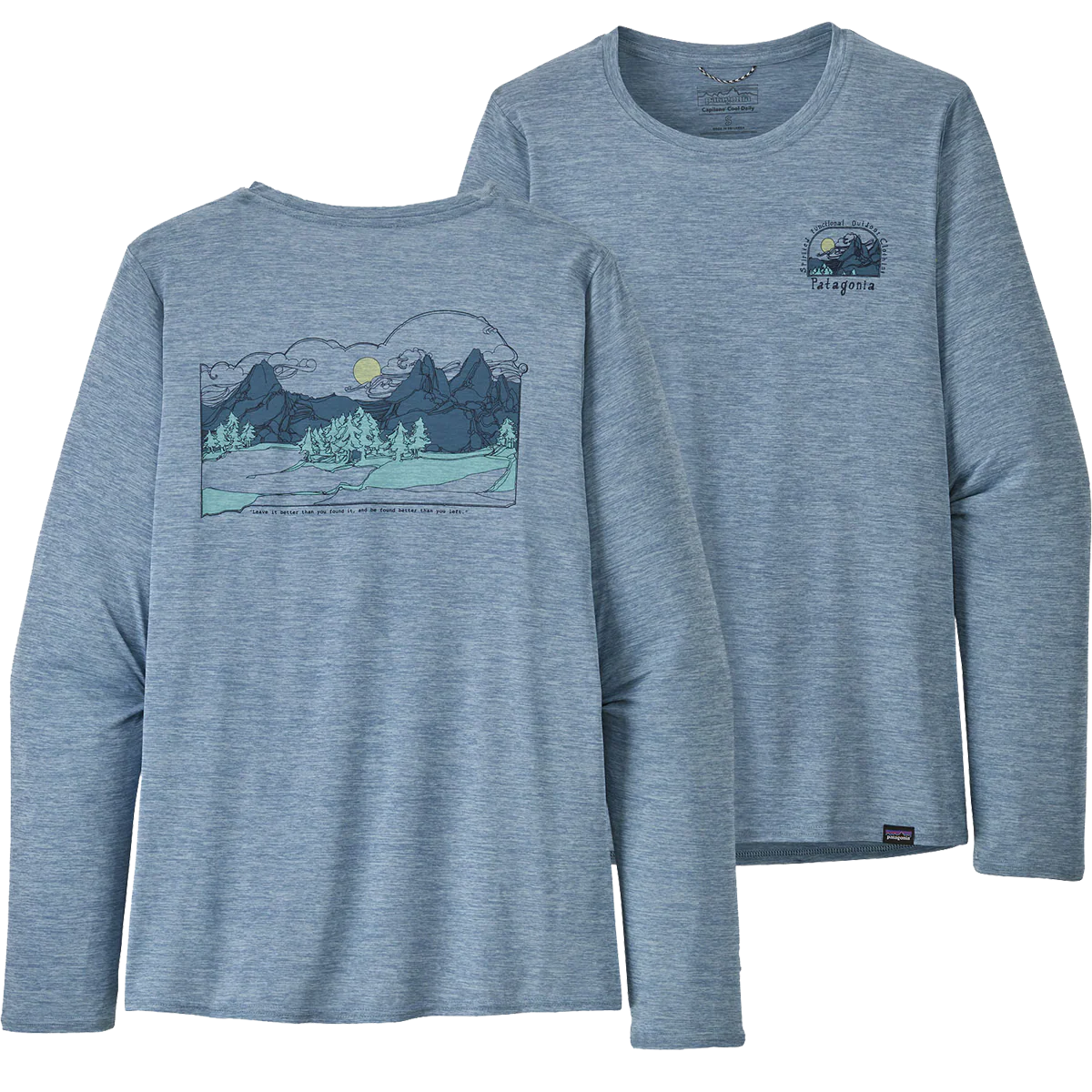 Women's Capilene Cool Daily Graphic Long Sleeve Tee - Onhollan