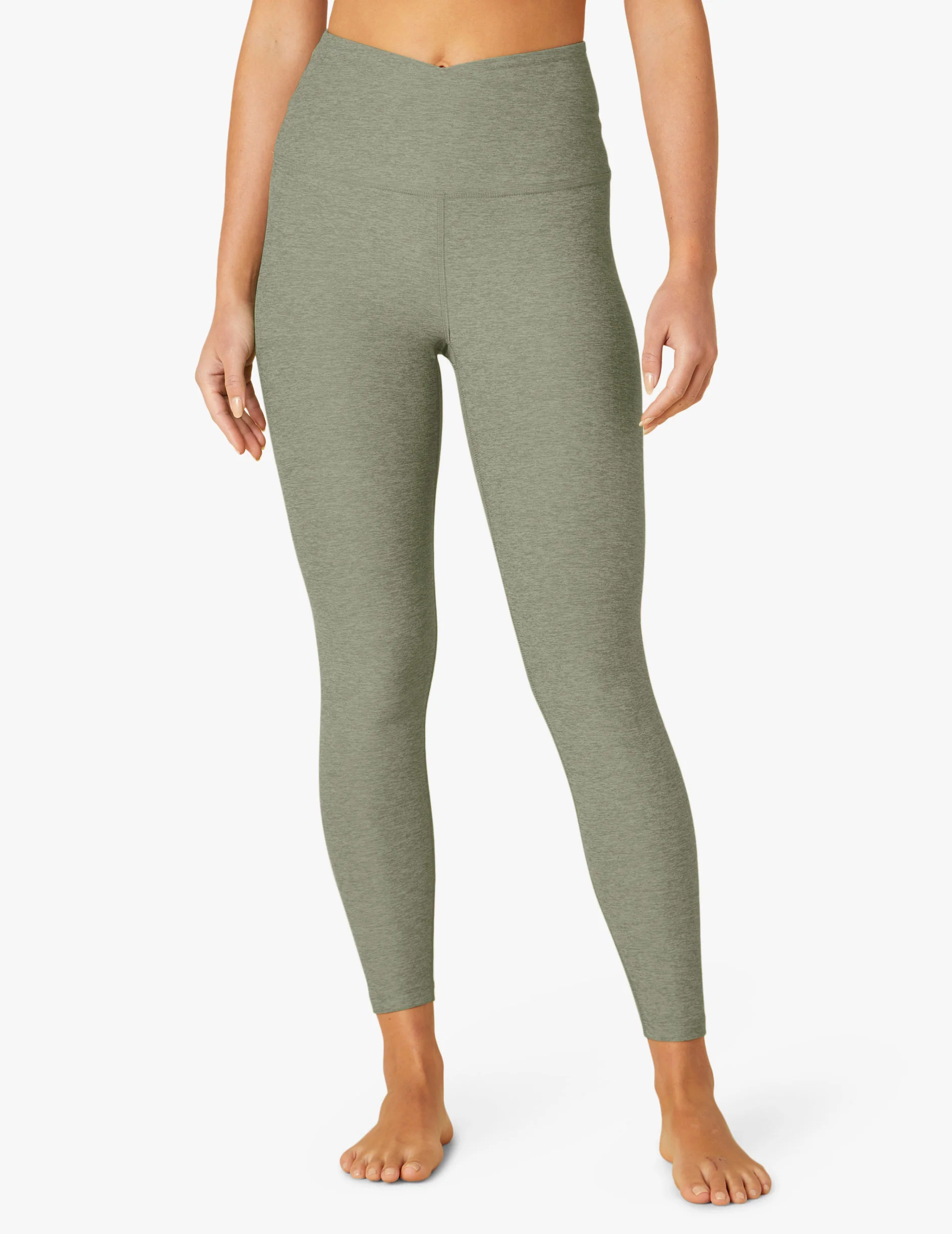 Spacedye At Your Leisure High Waisted Midi Legging - Onhollan