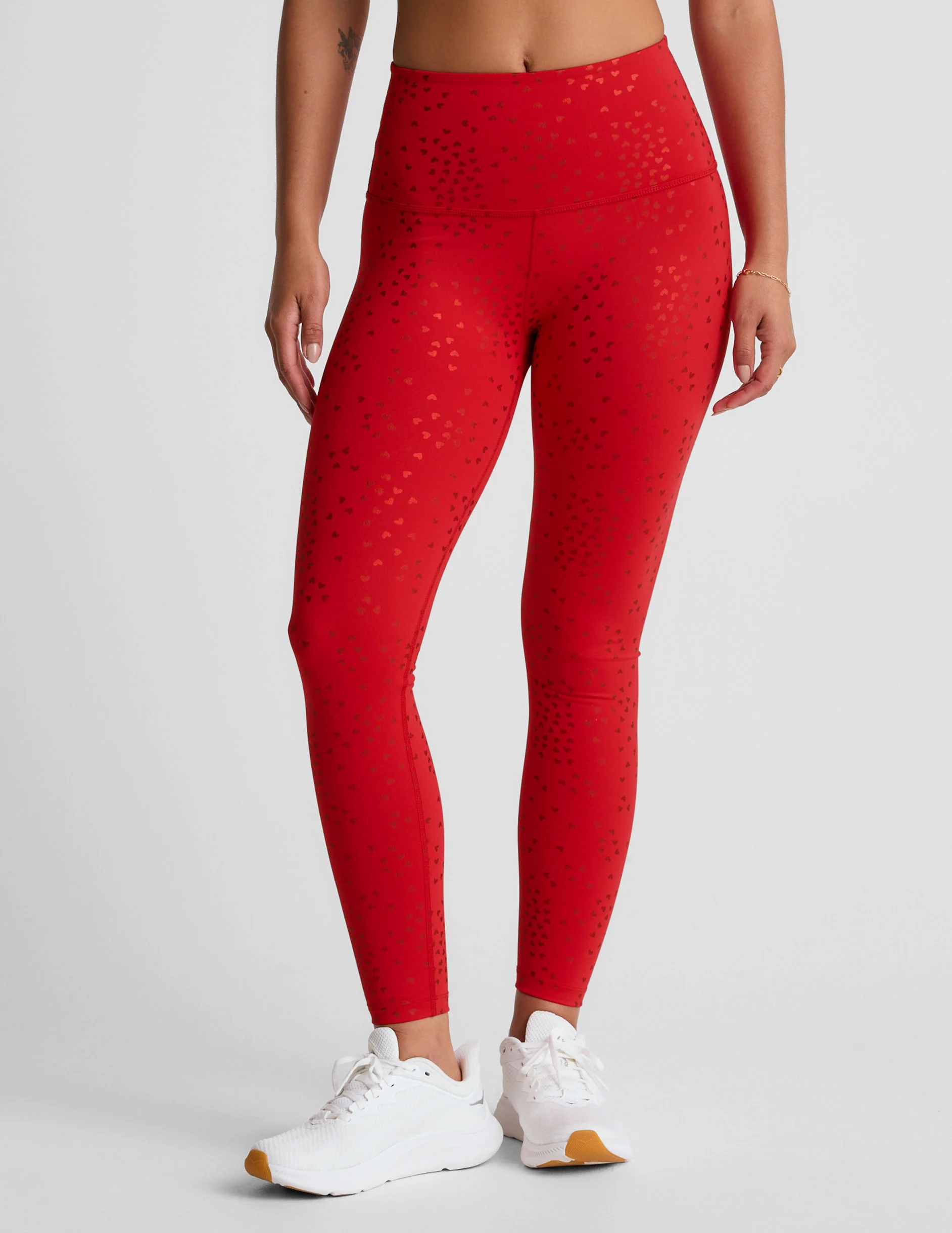 Hearts PowerShine High Waisted Midi Legging - Onhollan
