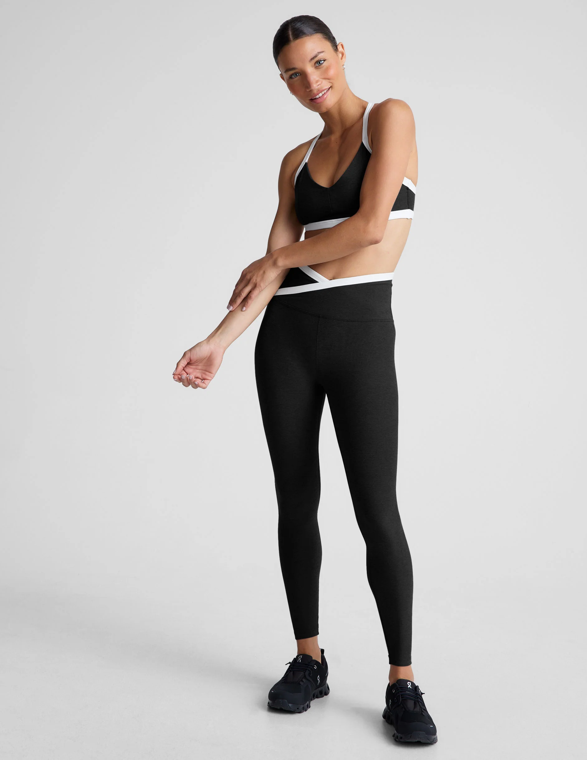 Spacedye Outlines High Waisted Midi Legging - Onhollan
