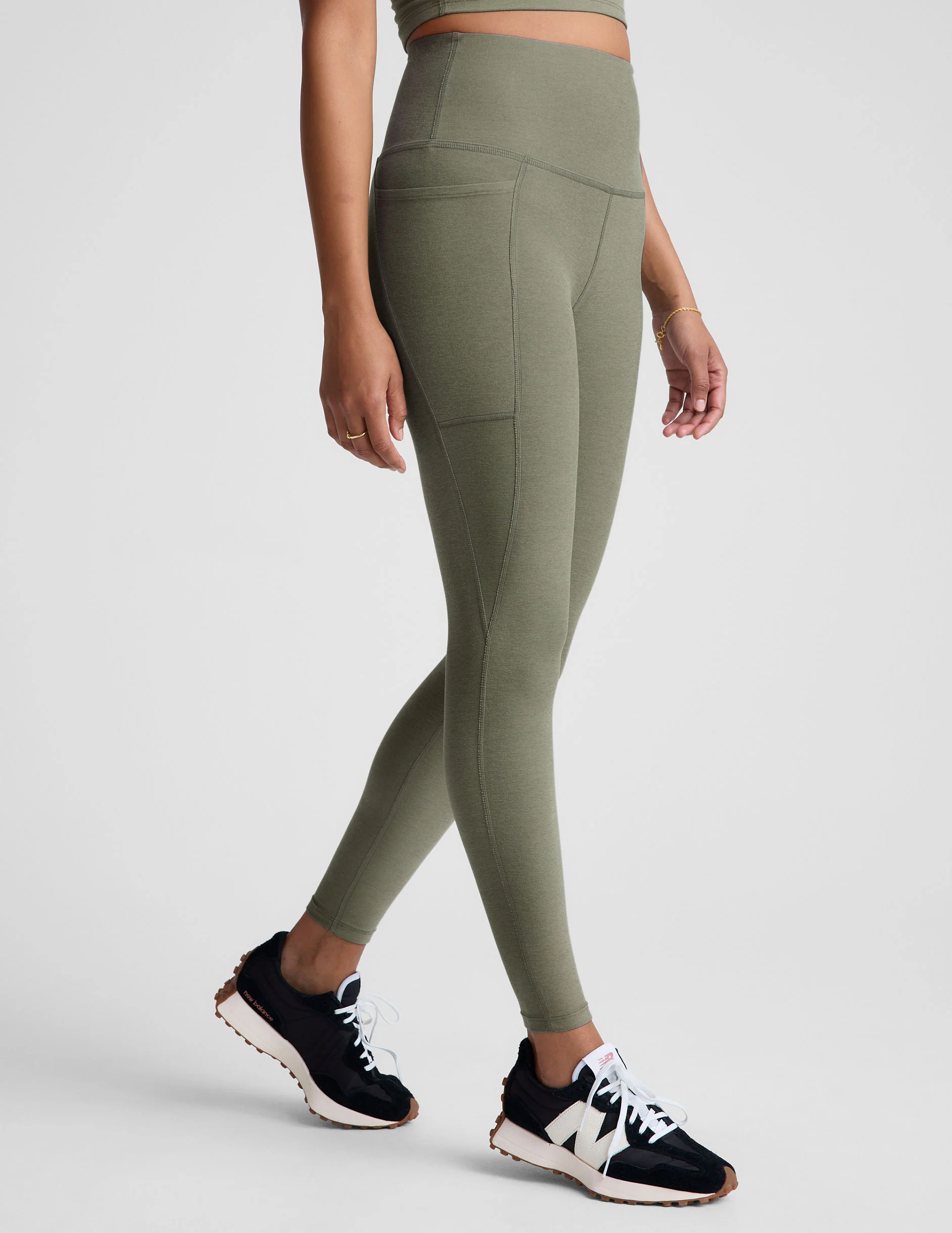 Spacedye Out Of Pocket High Waisted Midi Legging - Onhollan