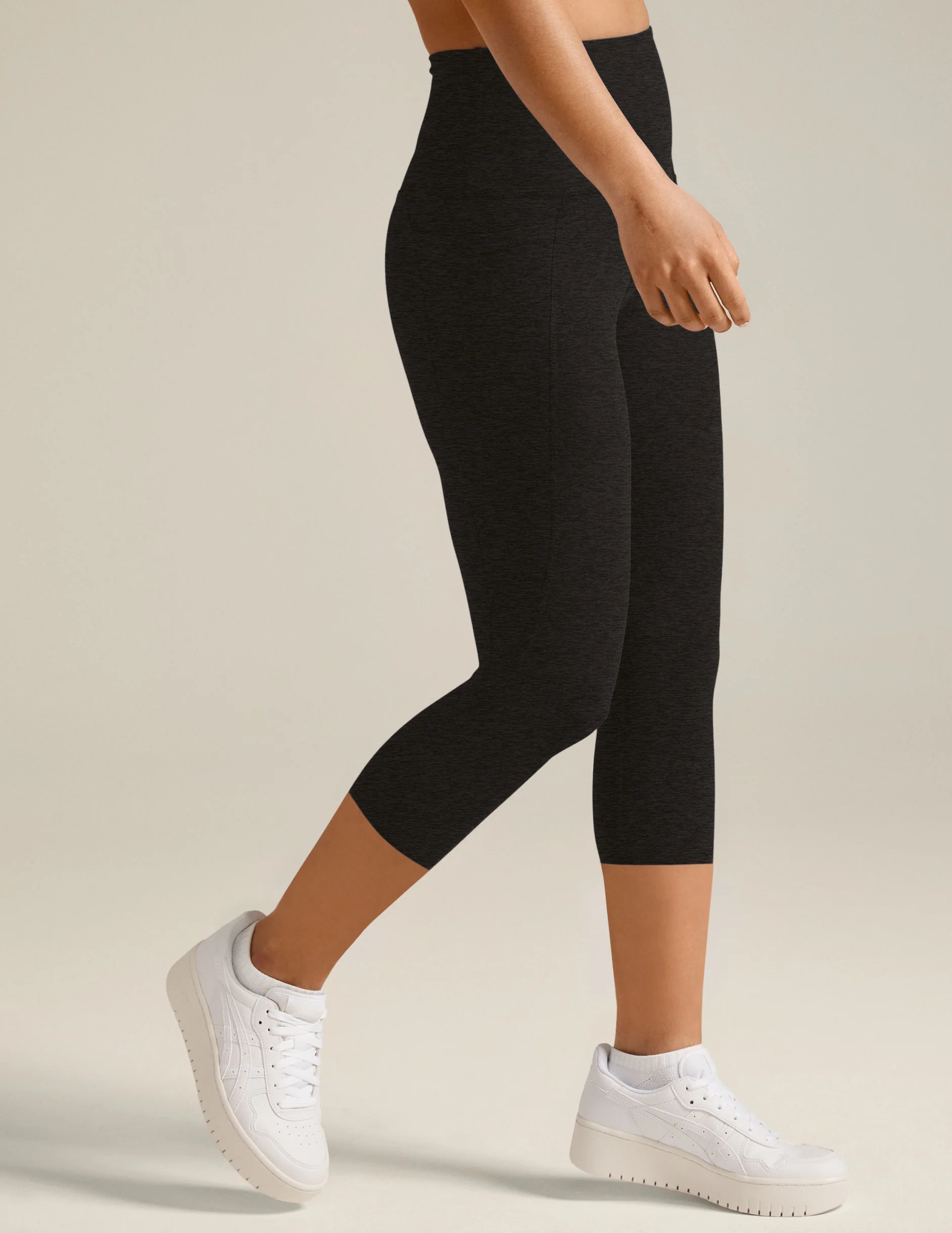 Spacedye Out Of Pocket High Waisted Capri Legging - Onhollan