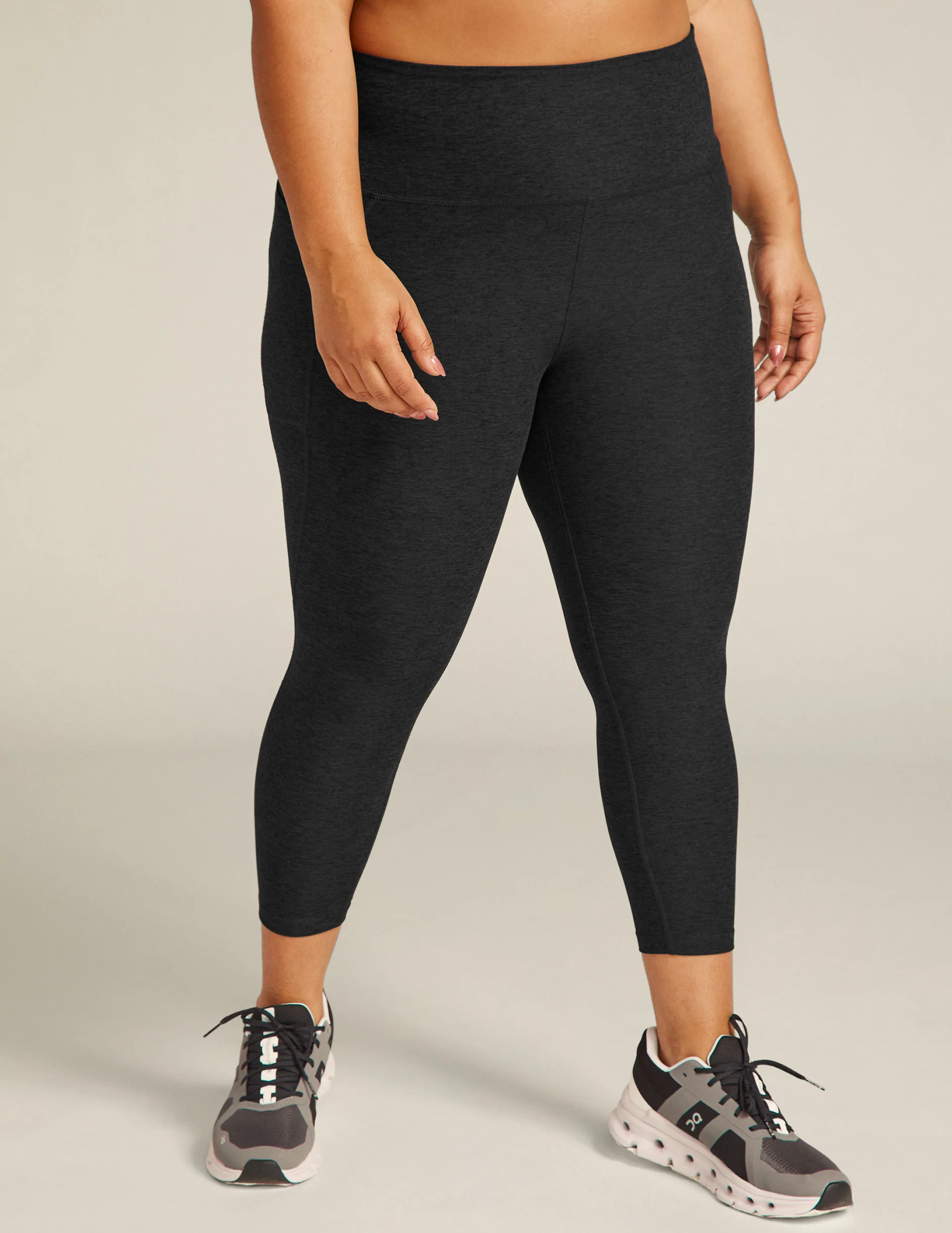 Spacedye Out Of Pocket High Waisted Midi Legging - Onhollan