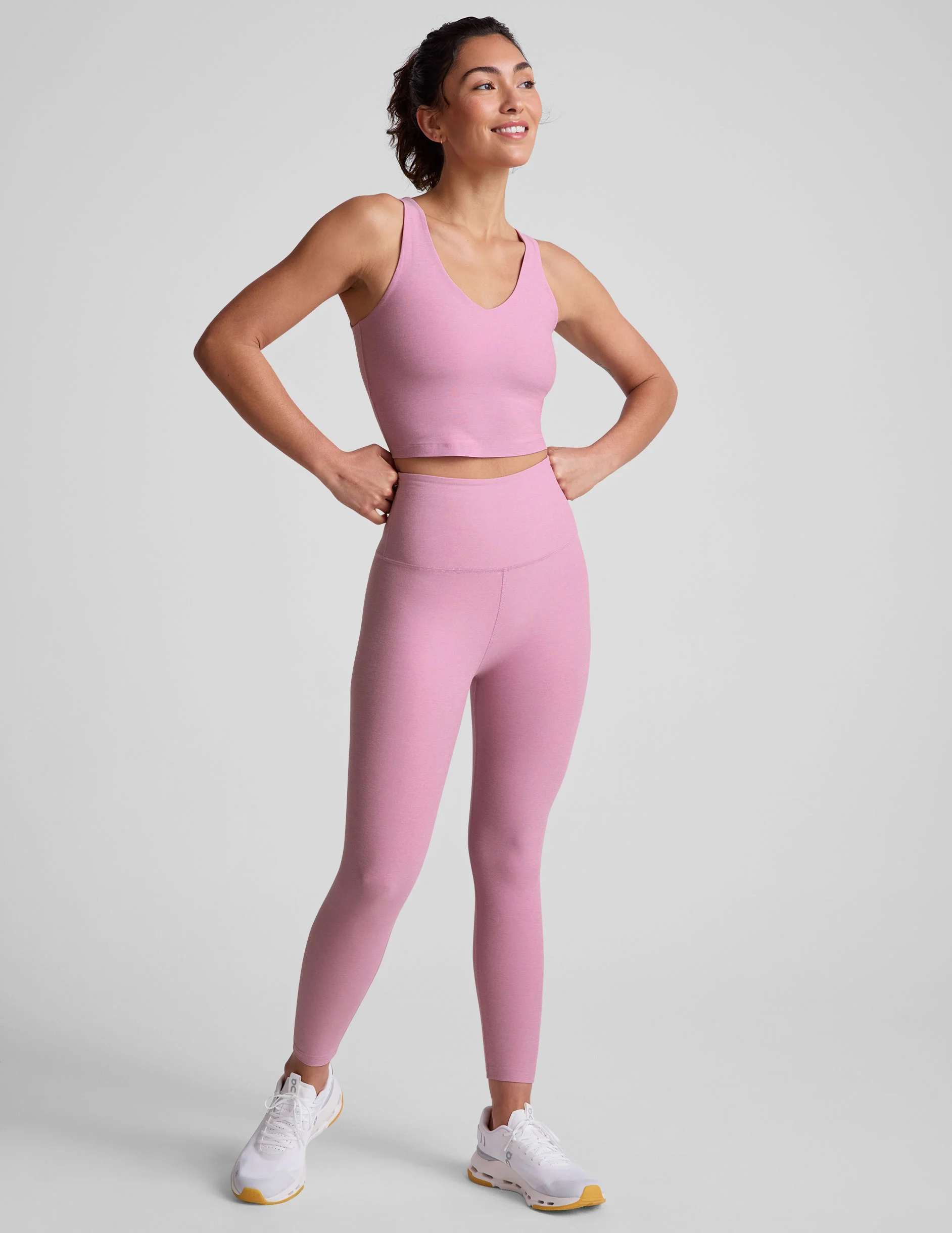 Spacedye Walk And Talk High Waisted Capri Legging - Onhollan