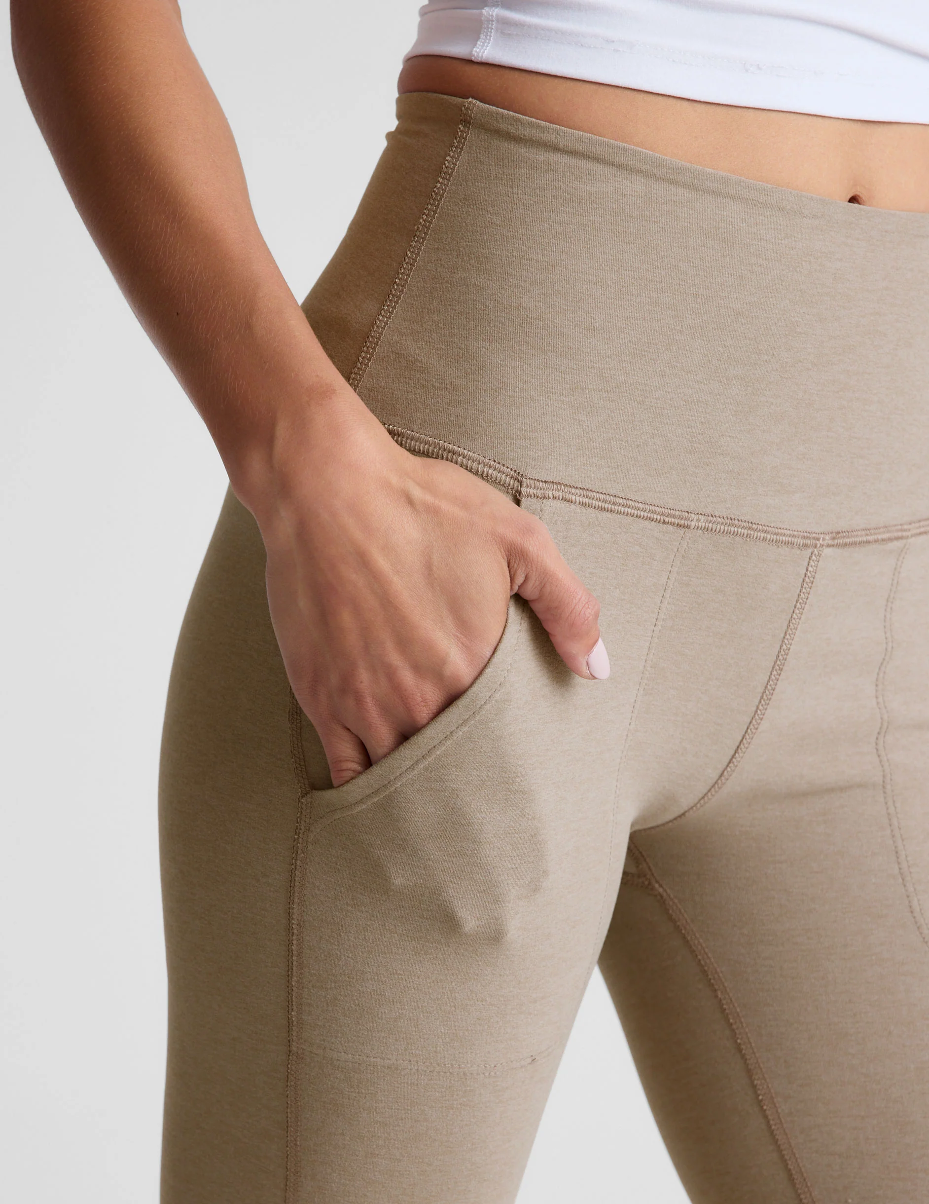 Spacedye High Waisted Practice Pocket Bootcut Pant - Onhollan