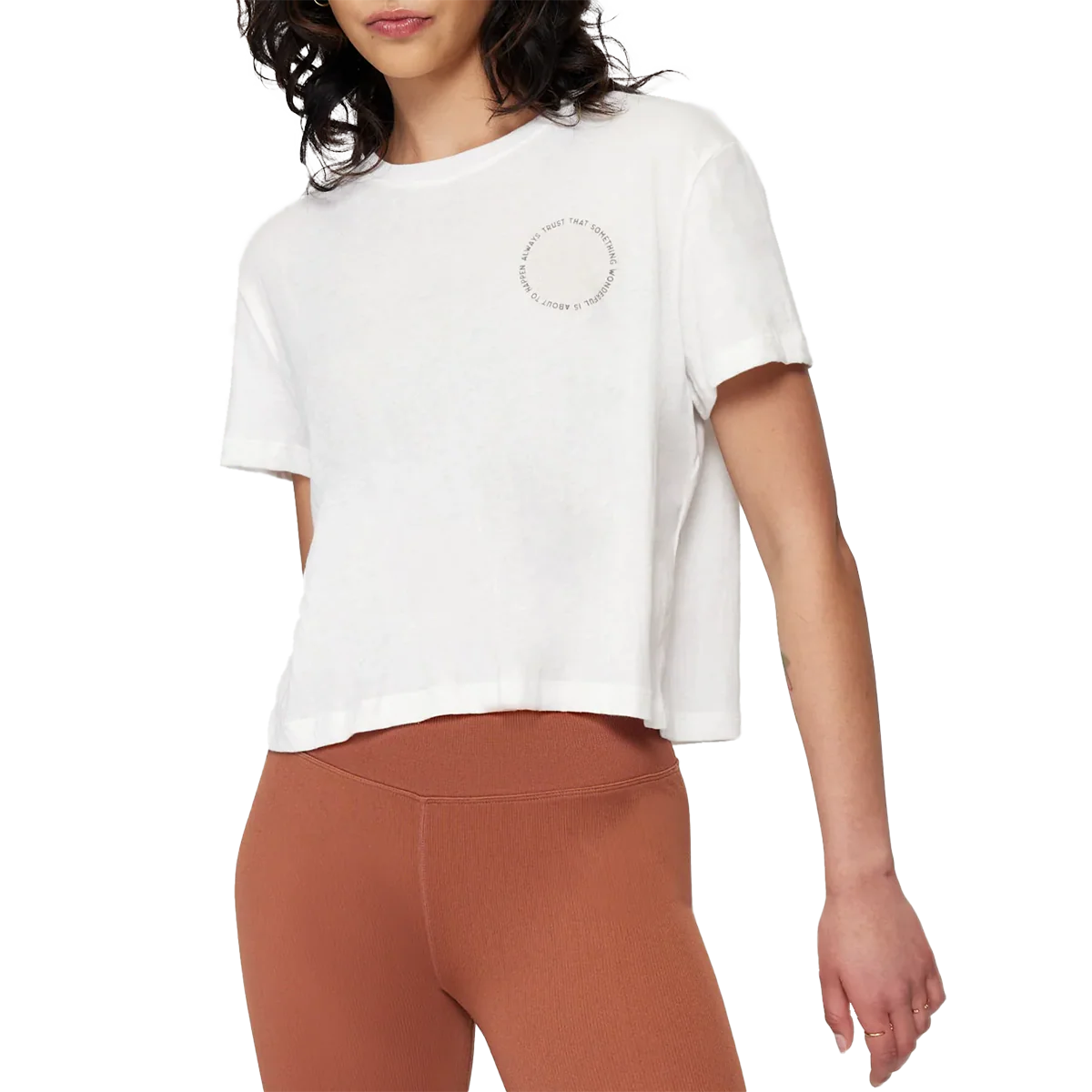 Women's Always Trust Crop Tee - Onhollan
