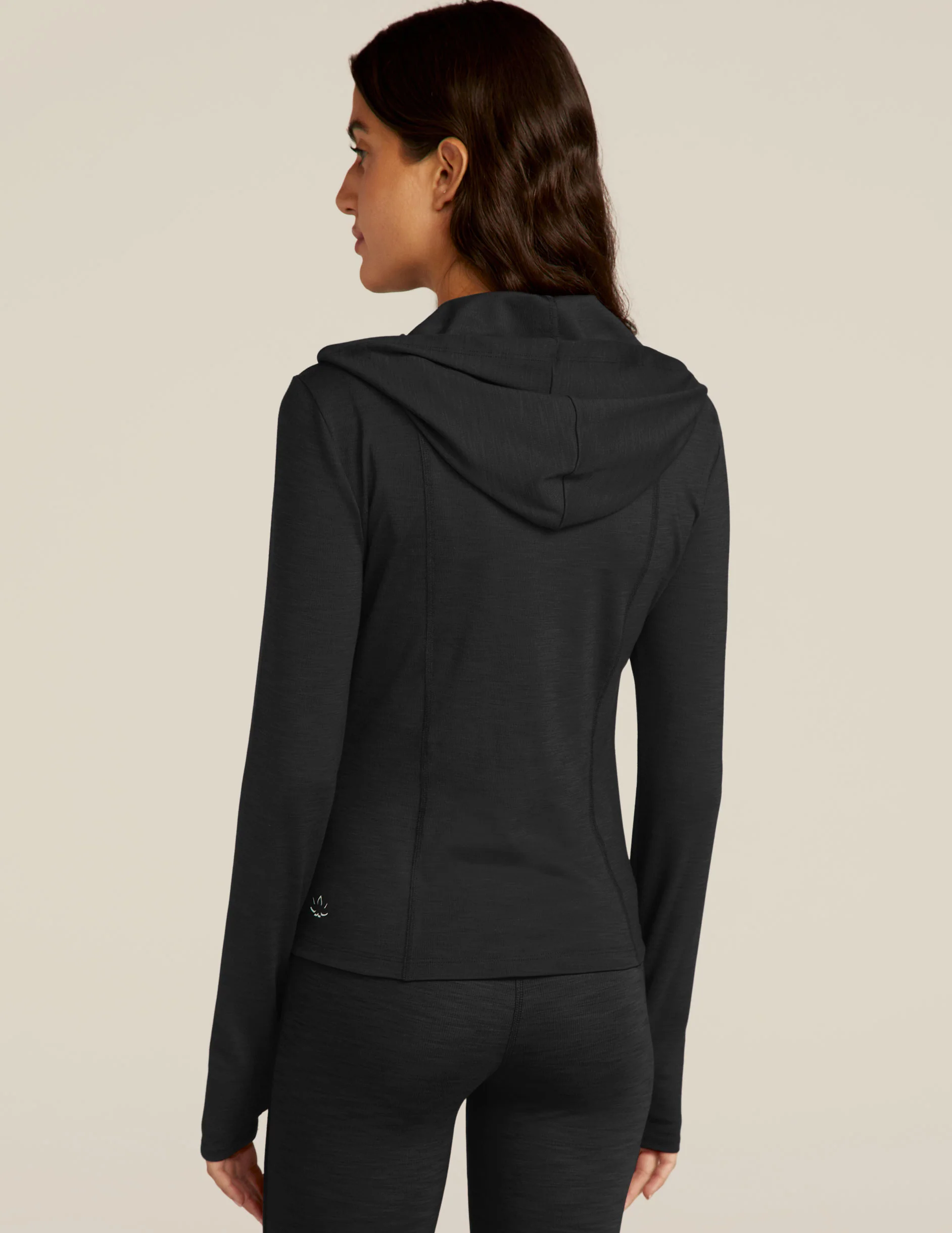 Heather Rib Morning Jog Hoodie - Onhollan