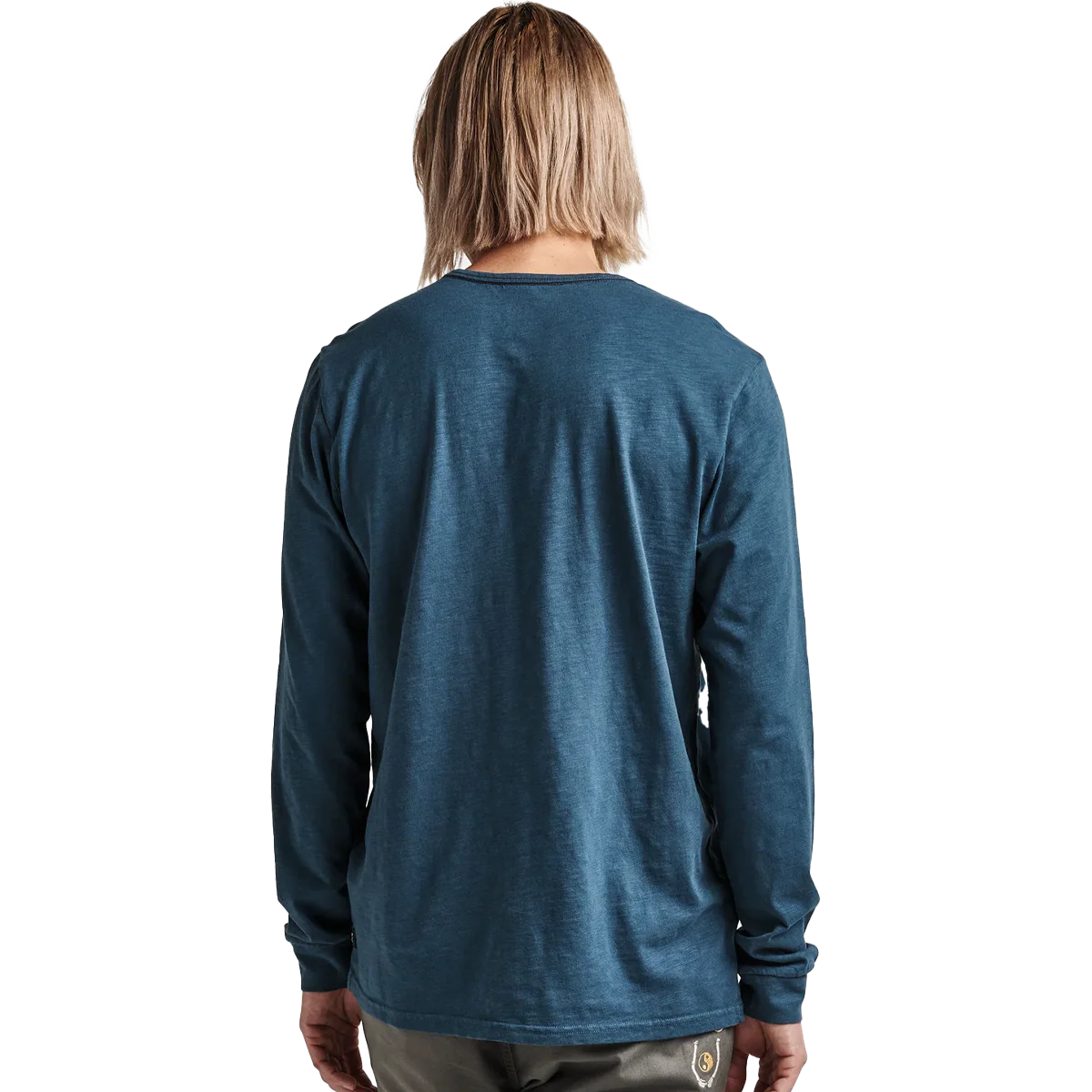 Men's Well Worn Midweight Organic Long Sleeve Tee - Onhollan
